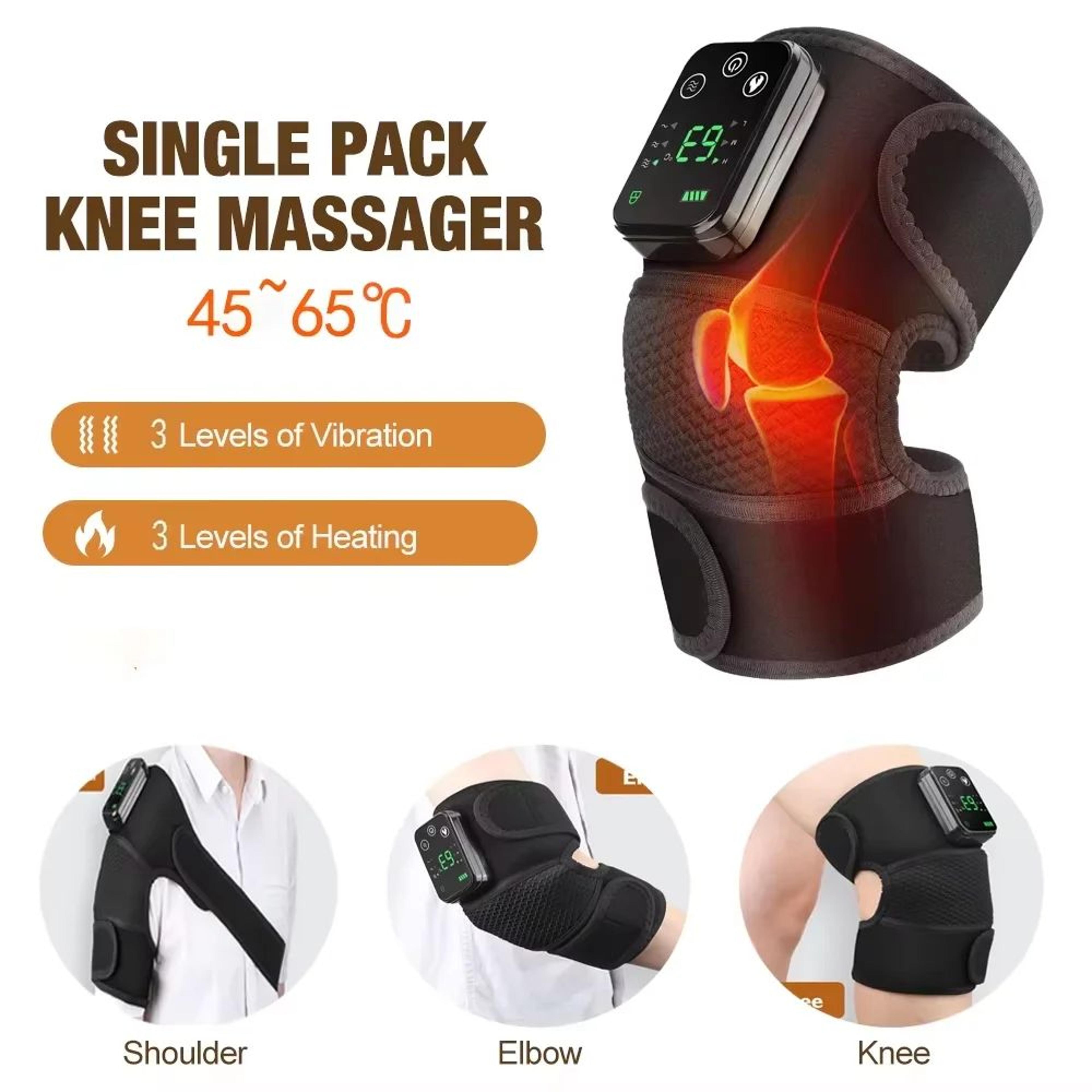Advanced Heated Shoulder Pain Relief Brace With LED Display  Vibration Massage Support 7