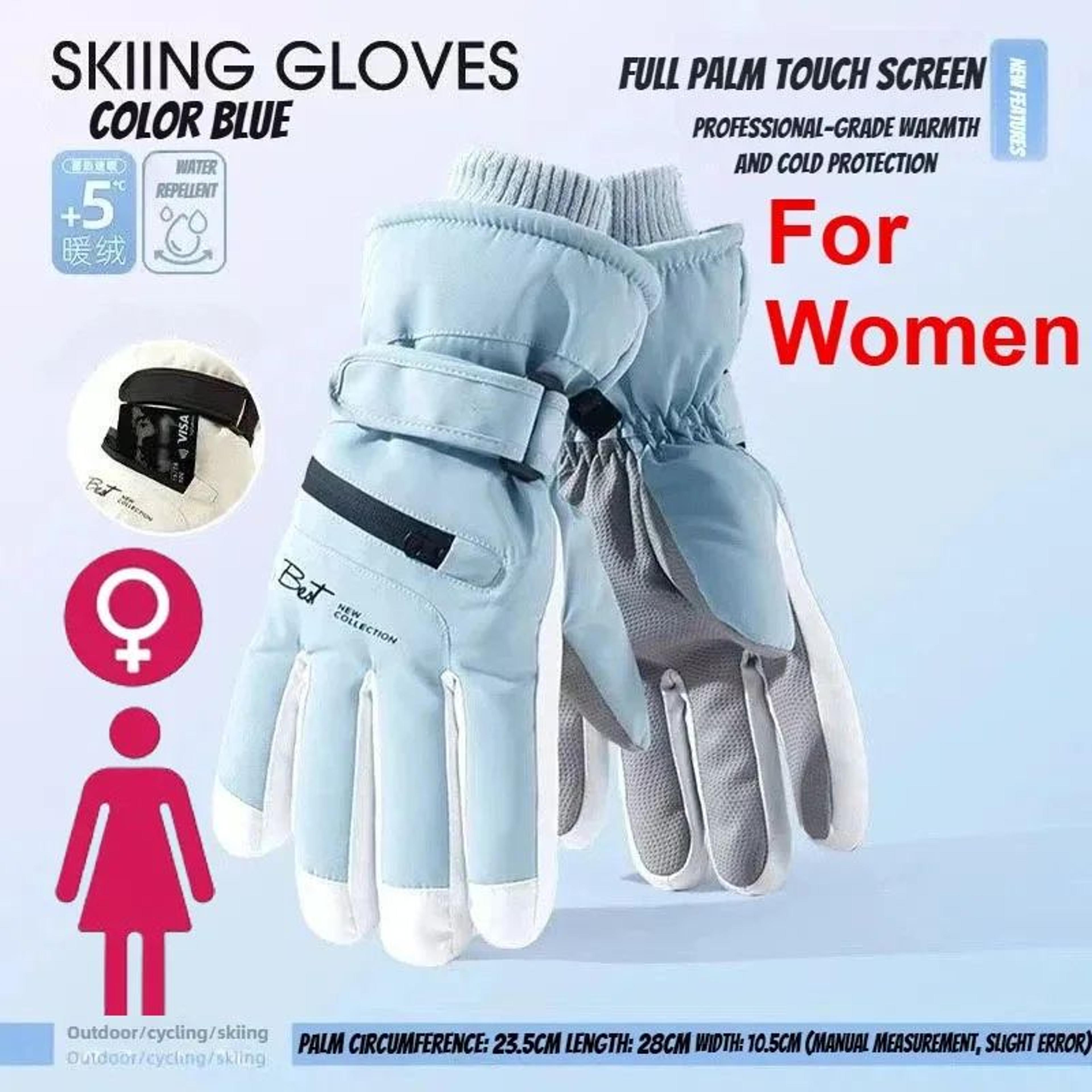 AllWeather Thermal Waterproof Winter Cycling  Ski Gloves  Unisex Warm Touch Screen Grip Gloves 11