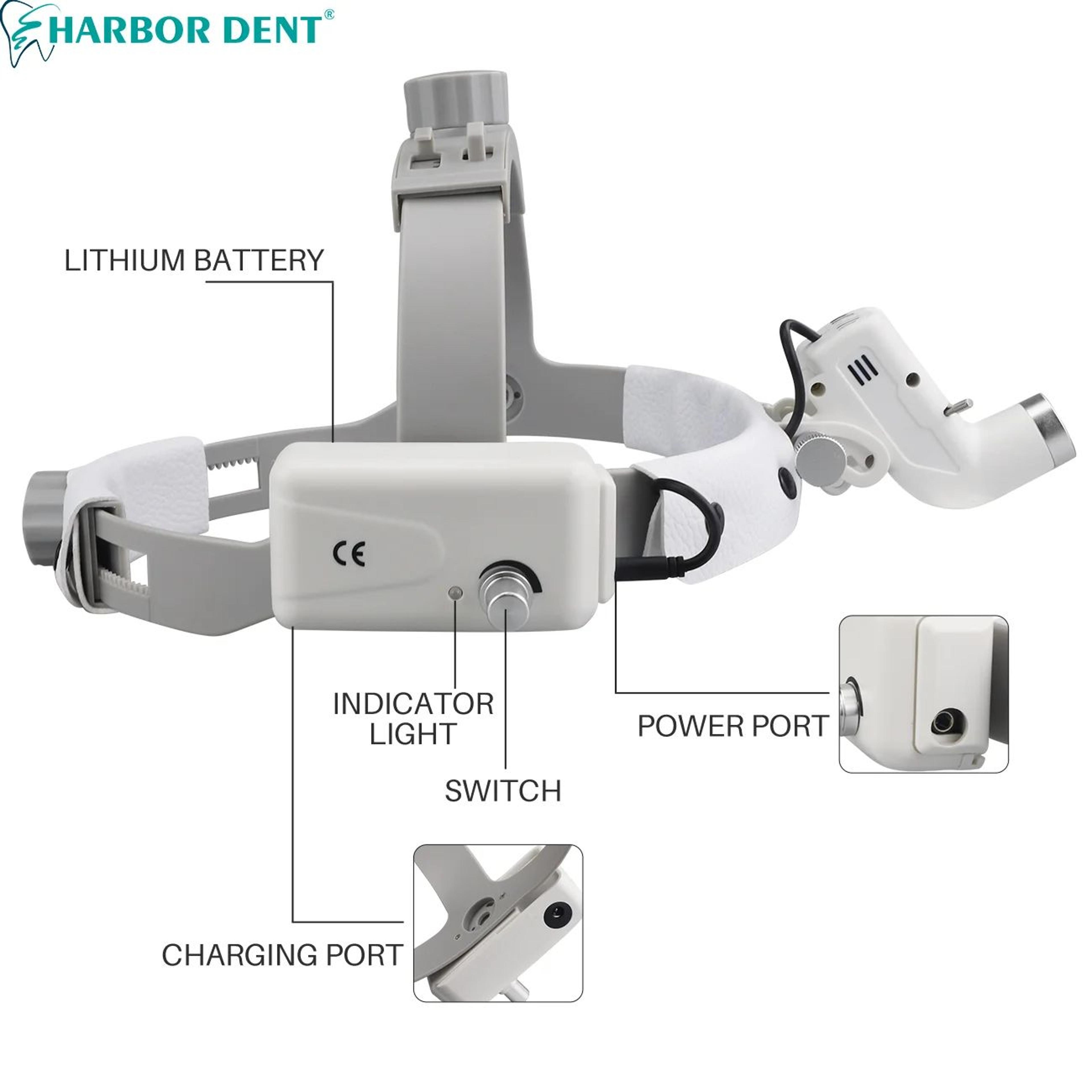 Premium Dental LED Headlight With Adjustable Brightness Dental Lamp  Precision Spot Control 3