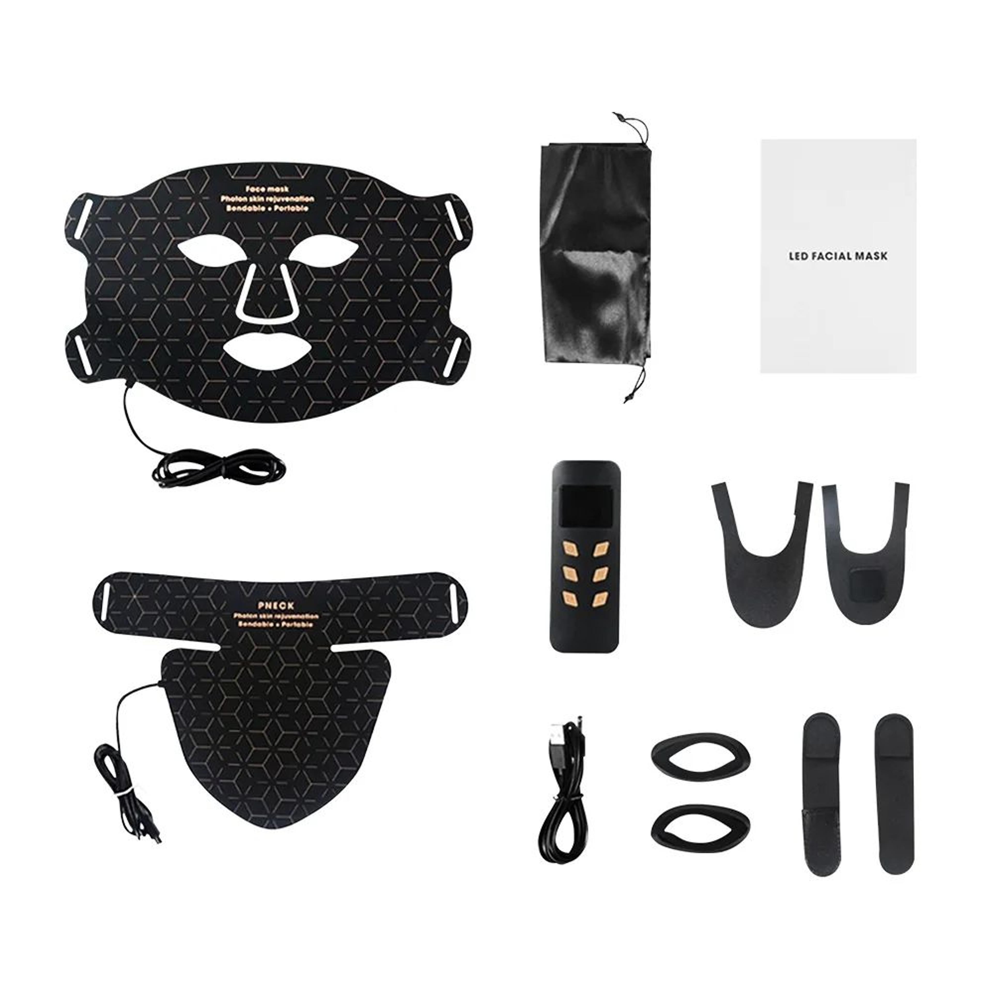 Advanced LED Phototherapy Facial  Neck Rejuvenation Mask  240LED Infrared Skin Renewal Technology 8