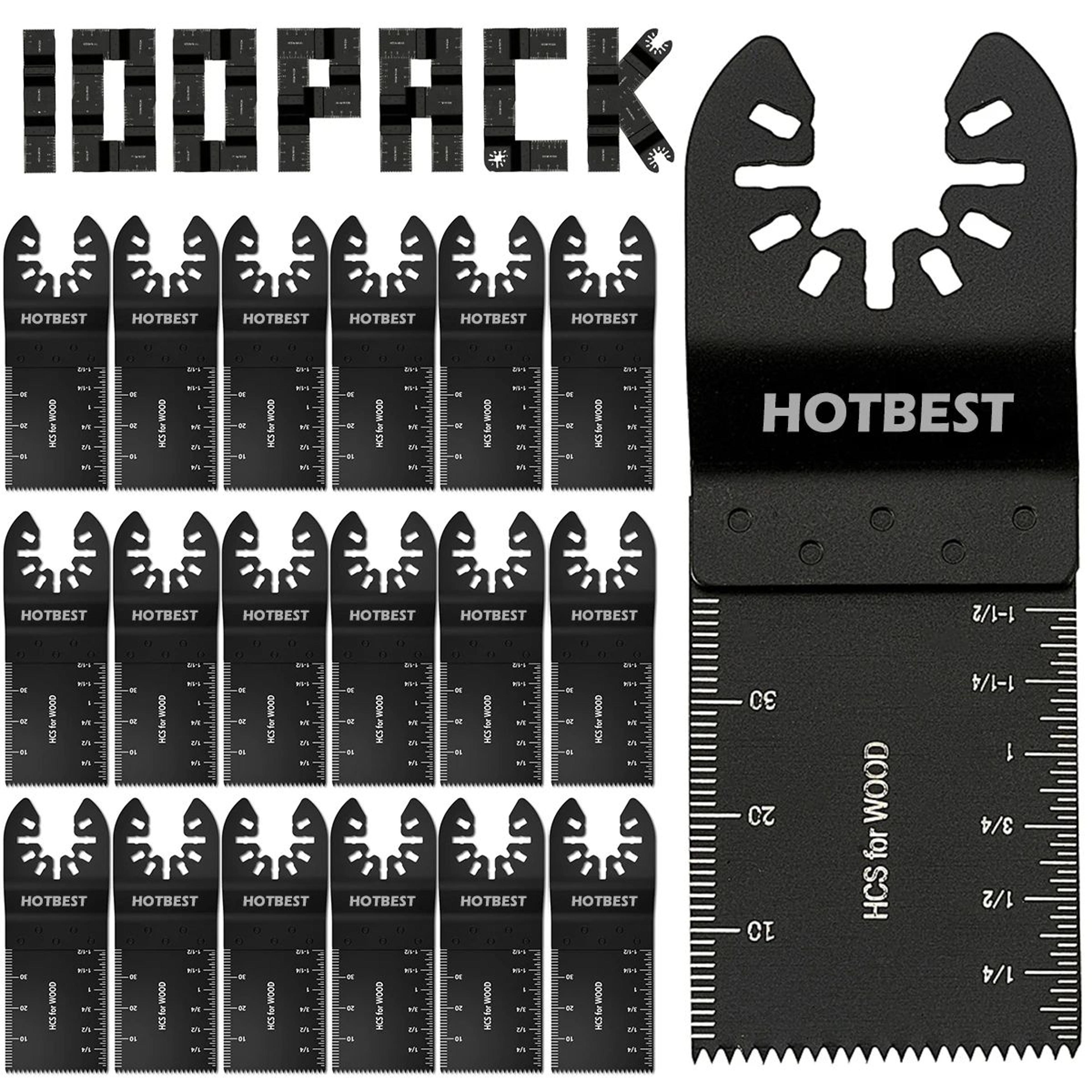 Universal Oscillating Saw Blades MultiMaterial QuickRelease Multi Tool Blade Set 9