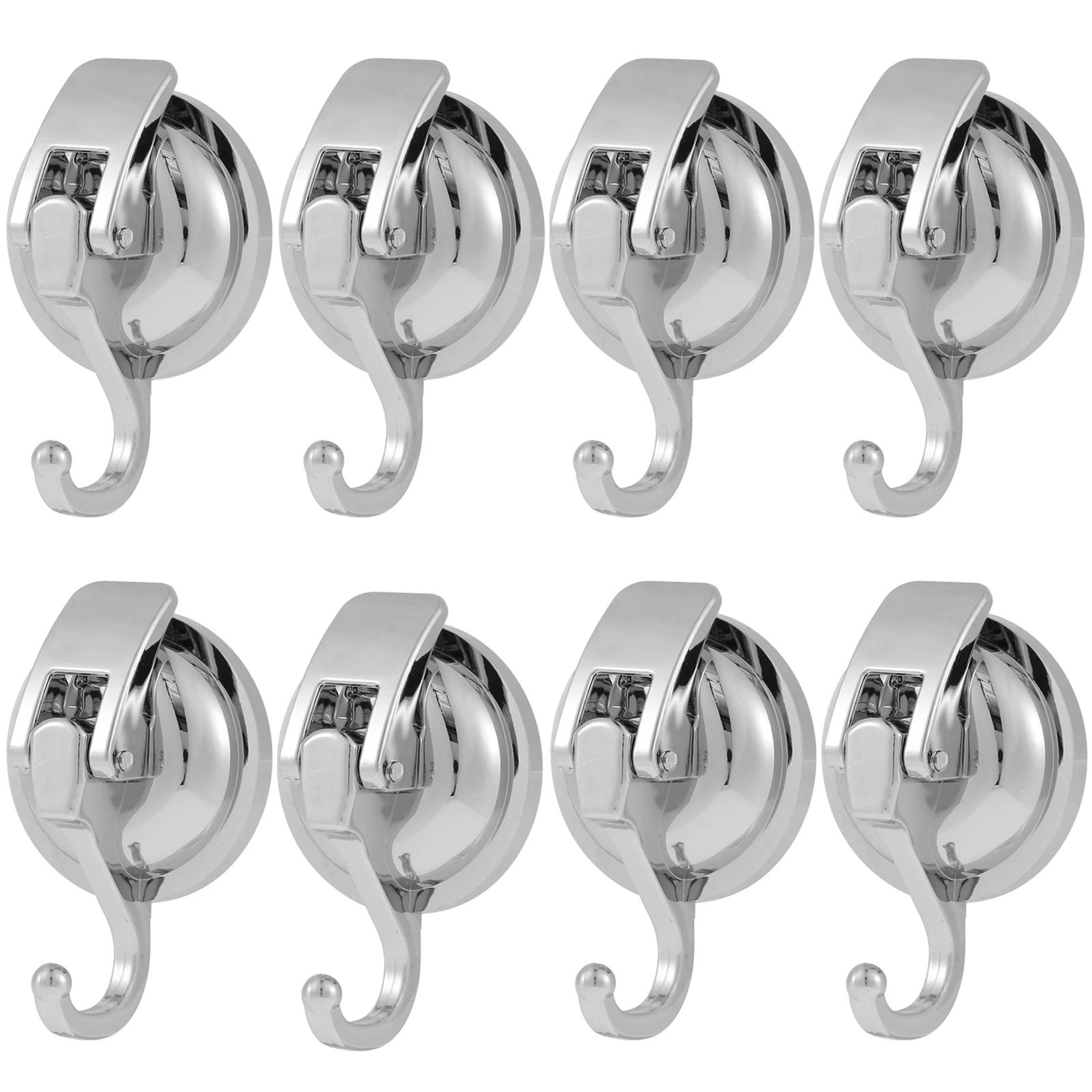 HeavyDuty Suction Cup Hooks 2Pack NoDrill Shower  Kitchen Vacuum Hooks 12