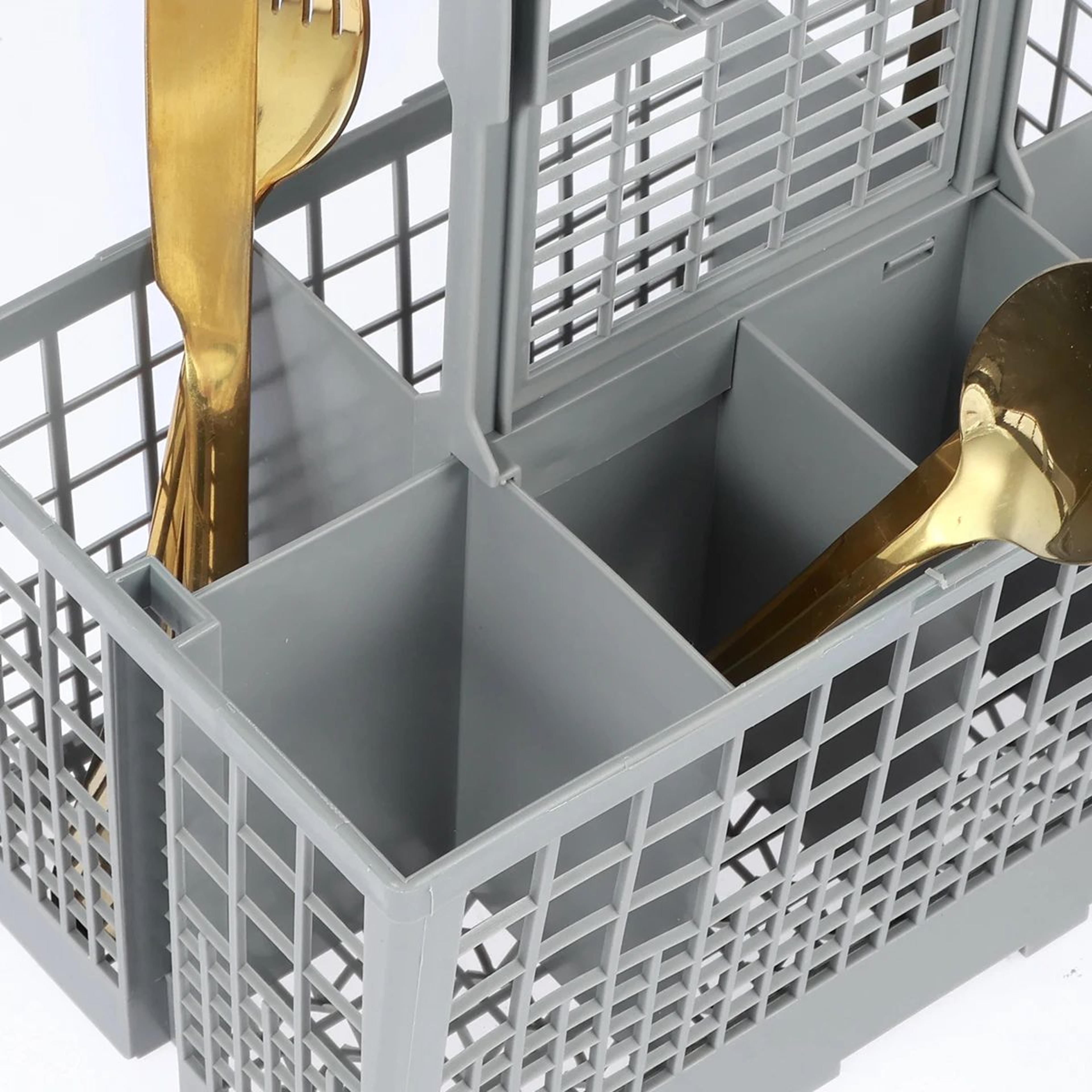 Universal Foldable Dishwasher Cutlery Basket Replacement Silverware Organizer 1