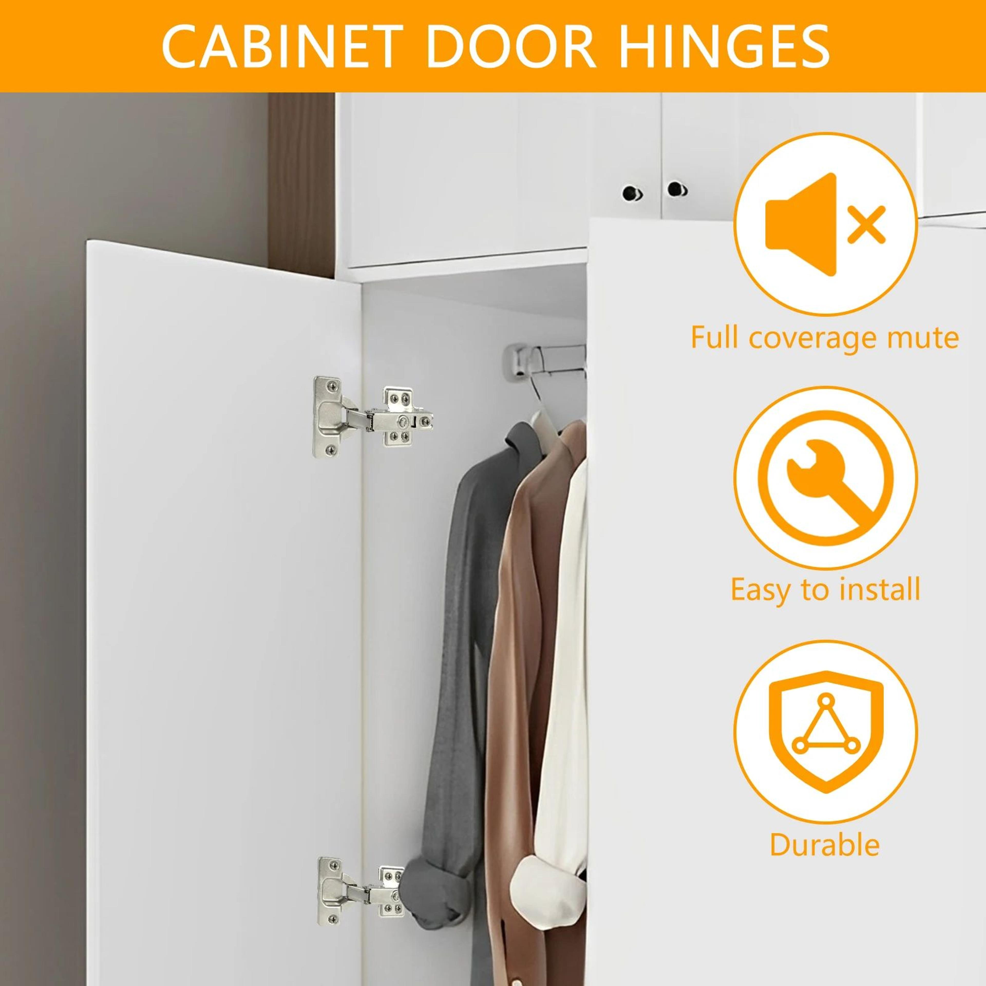 Premium SoftClose Cabinet Hinges Set  Quiet Hydraulic Door Dampers 20Pack 2