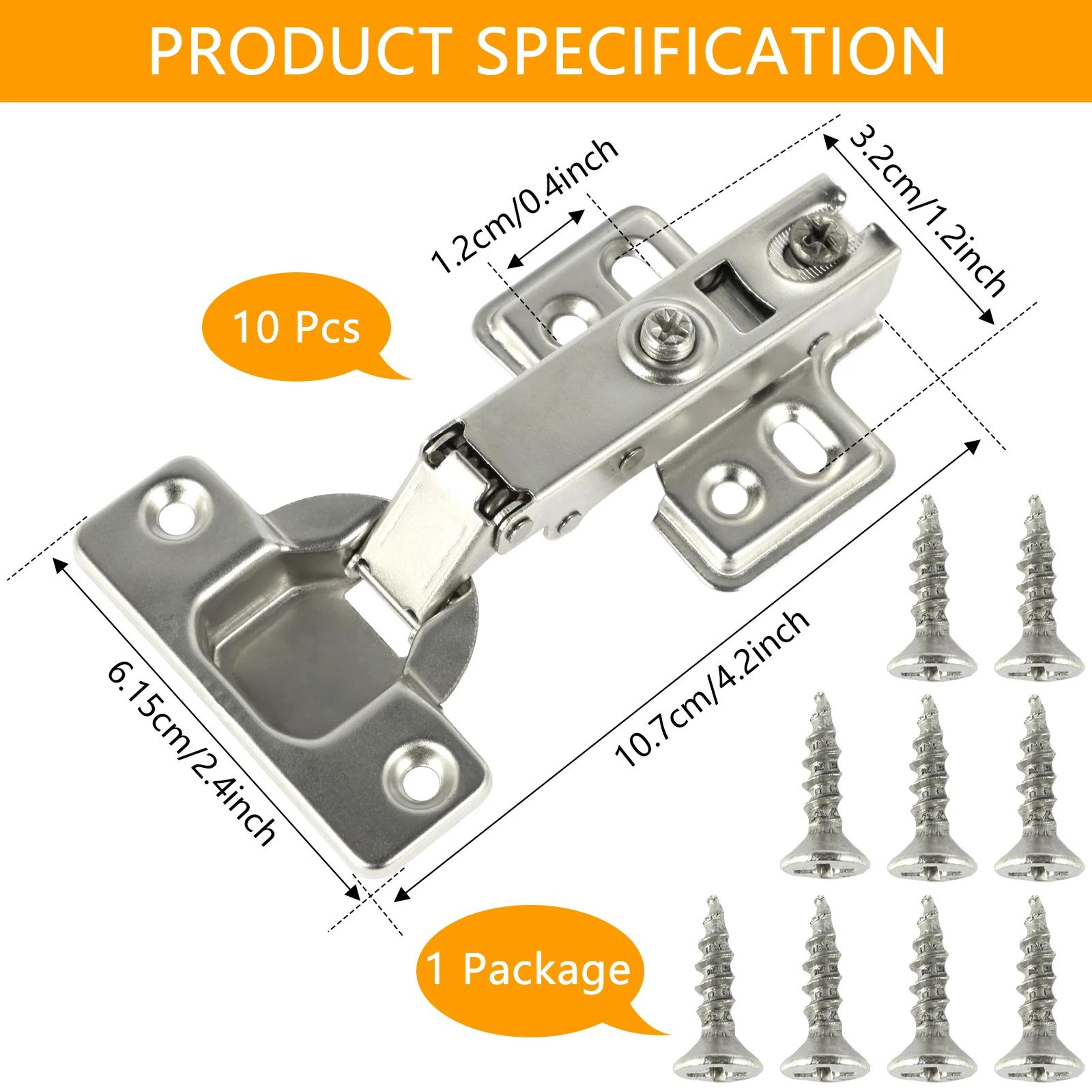 Premium SoftClose Cabinet Hinges Set  Quiet Hydraulic Door Dampers 20Pack 3