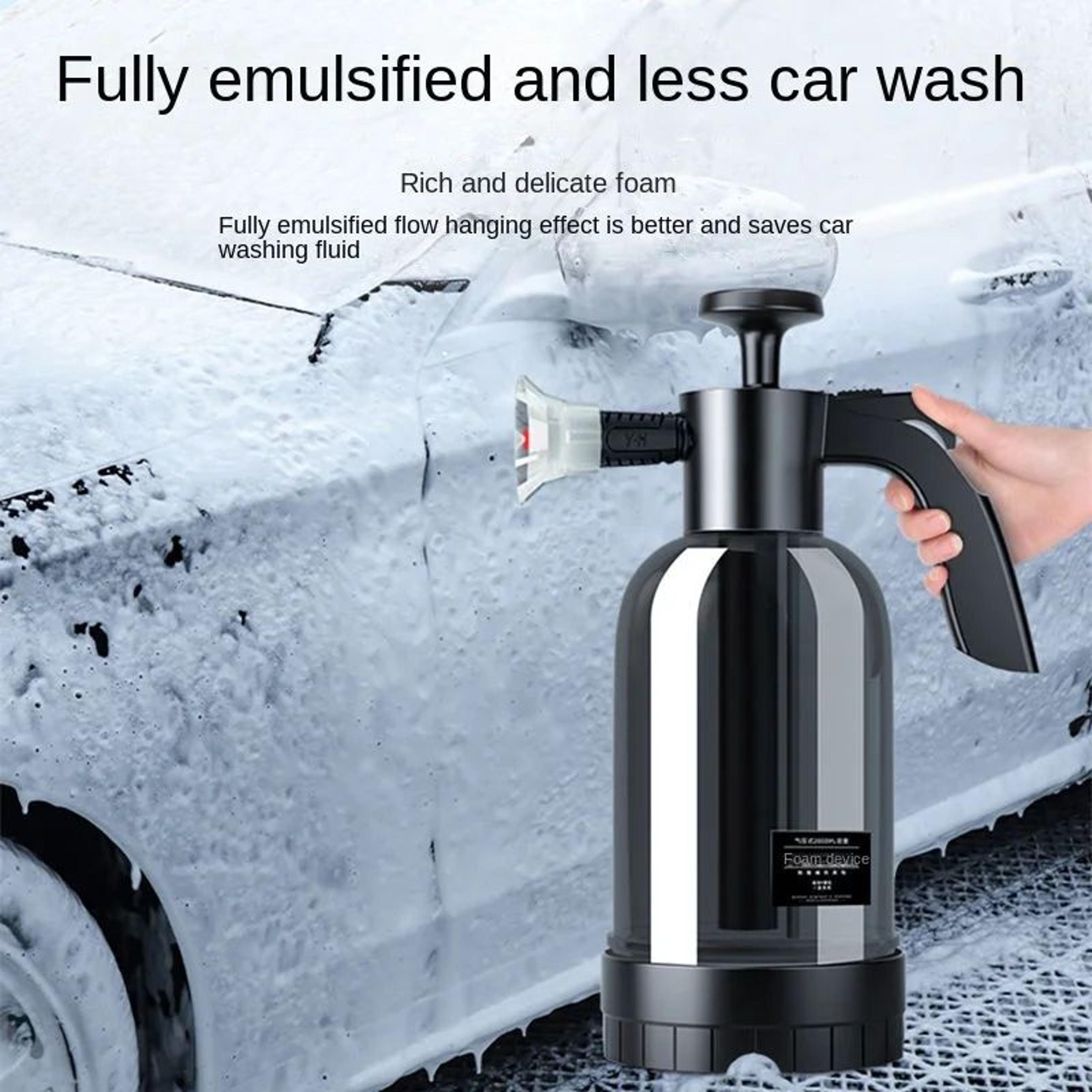 ProClean 2L Hand Pump Foam Cannon Sprayer  Powerful Car Wash  Snow Foam Cleaning Kit 2