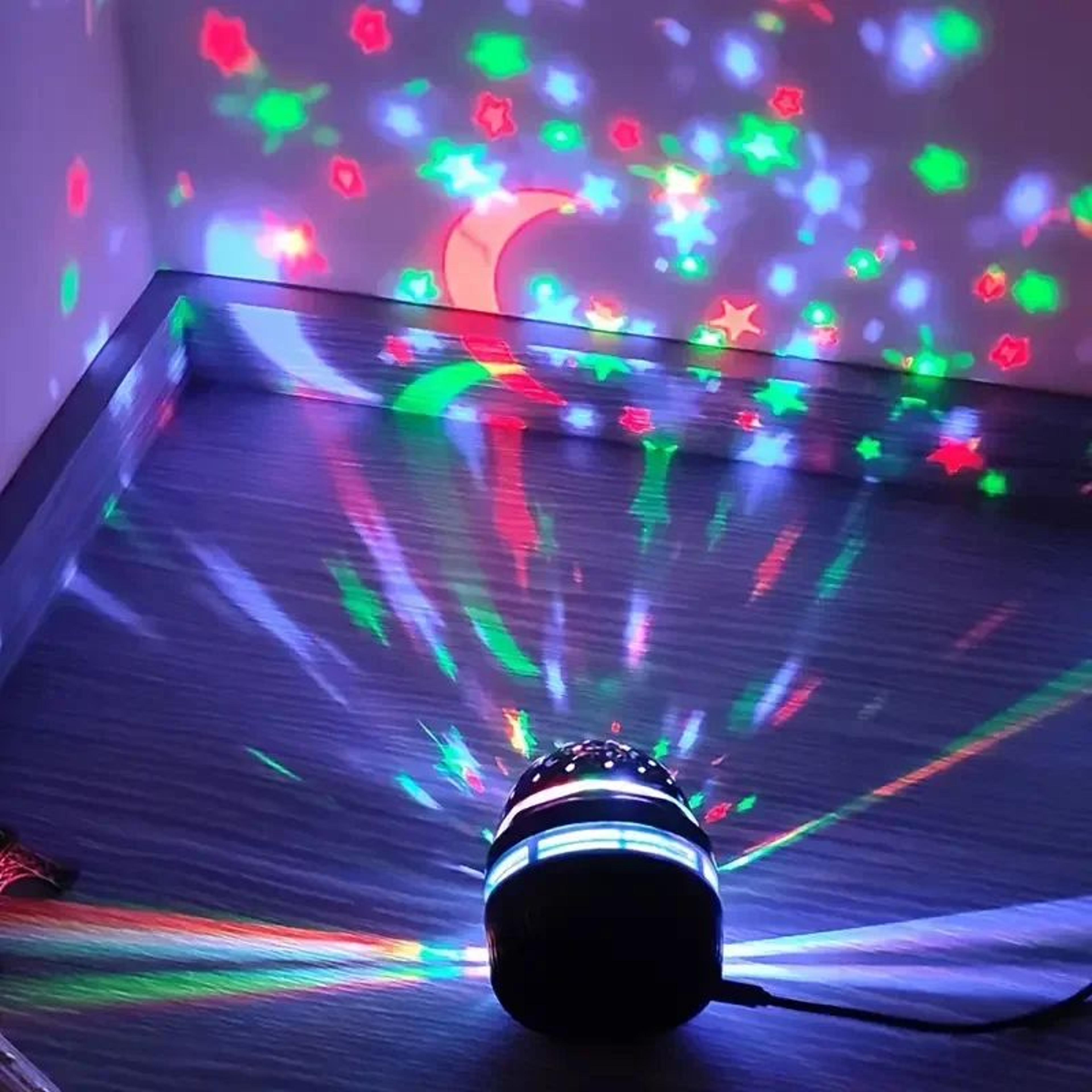 StarGlow USB Starry Sky Projector Night Light  Rotating Galaxy Light For Home  Room Ambience 1