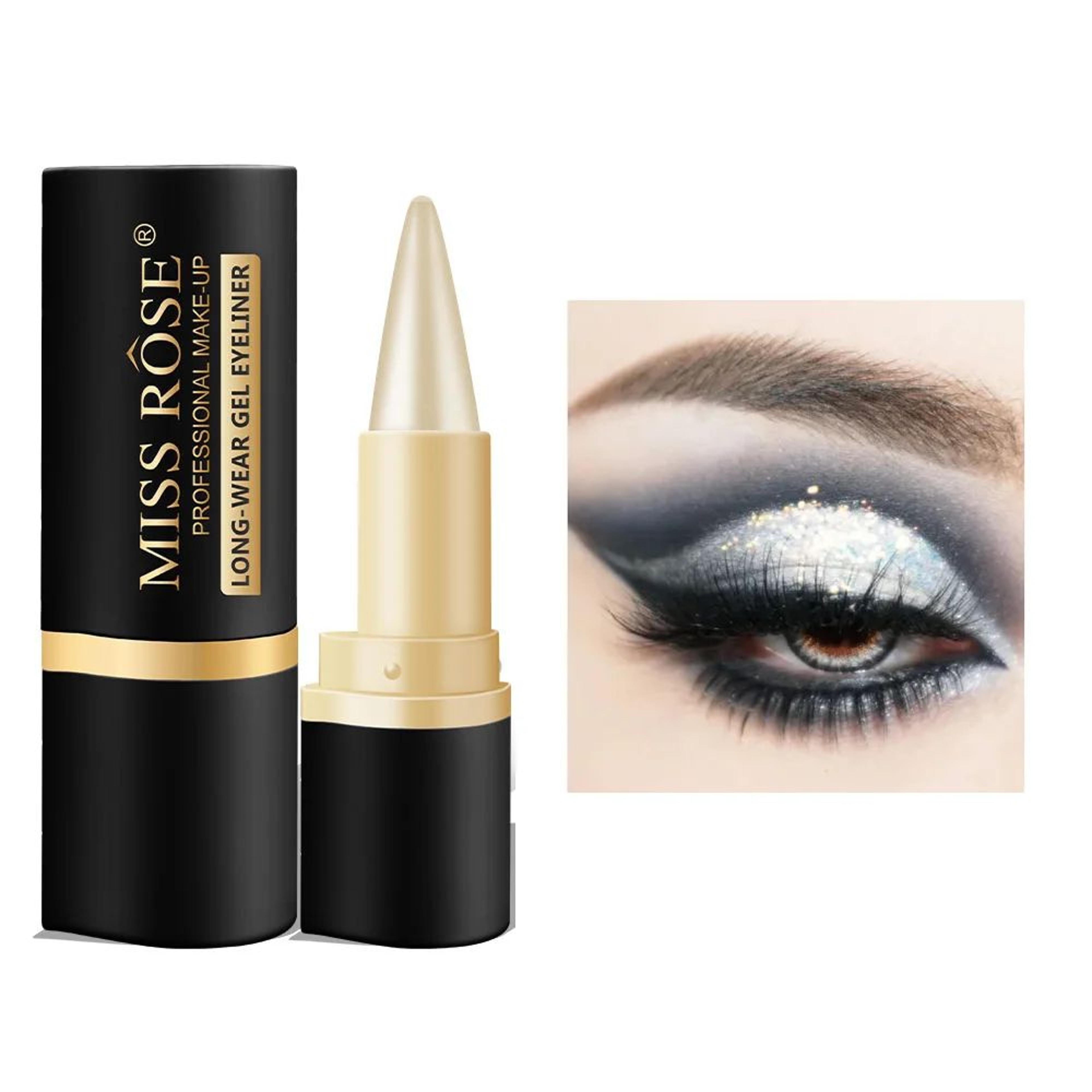 SmoothGlide Waterproof Eyeliner Pencil  Creamy SweatProof Line Maker 7