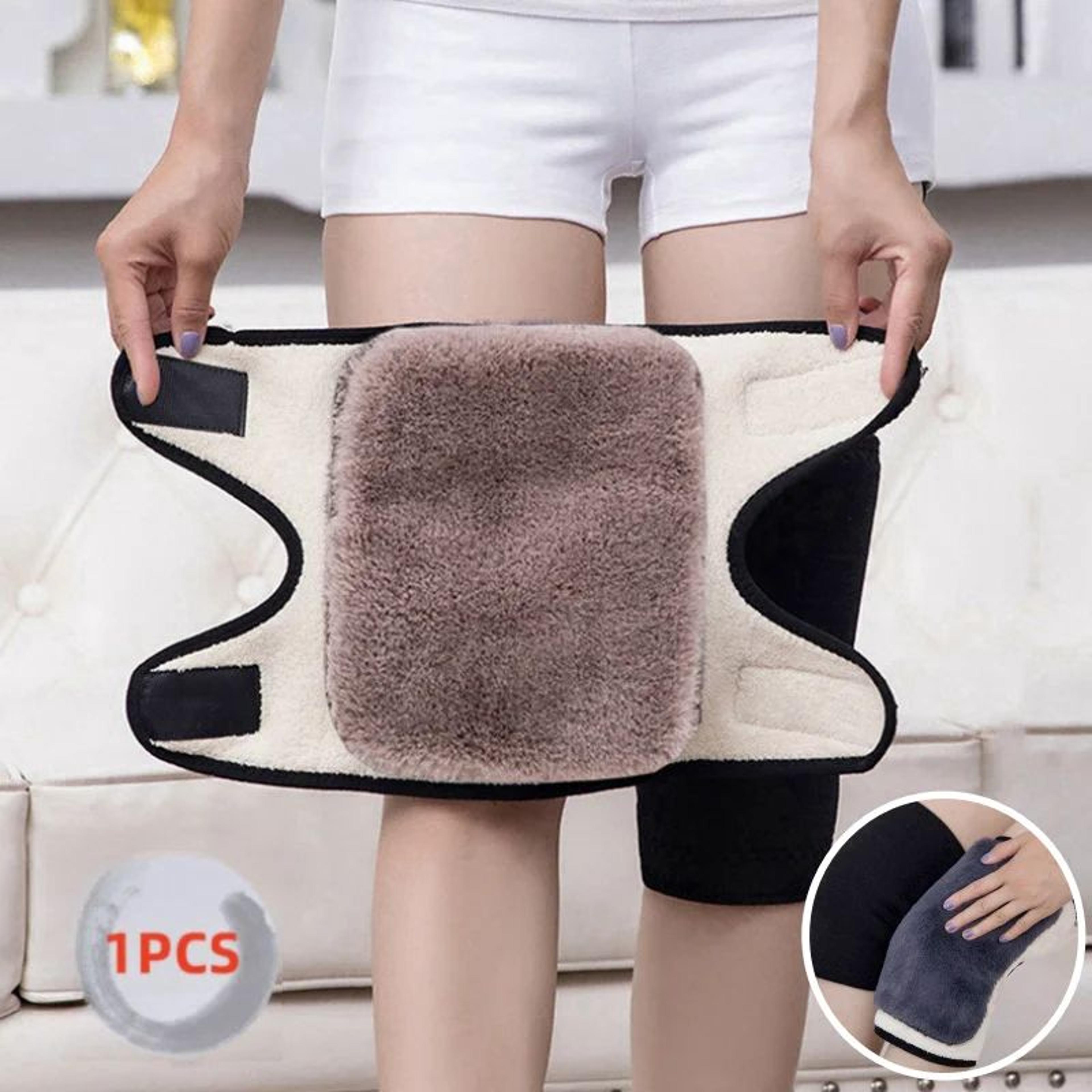 ThermaFlex Winter Knee Warmers  Plush ColdProof Thermal Knee Pads For Skiing  Cycling 0