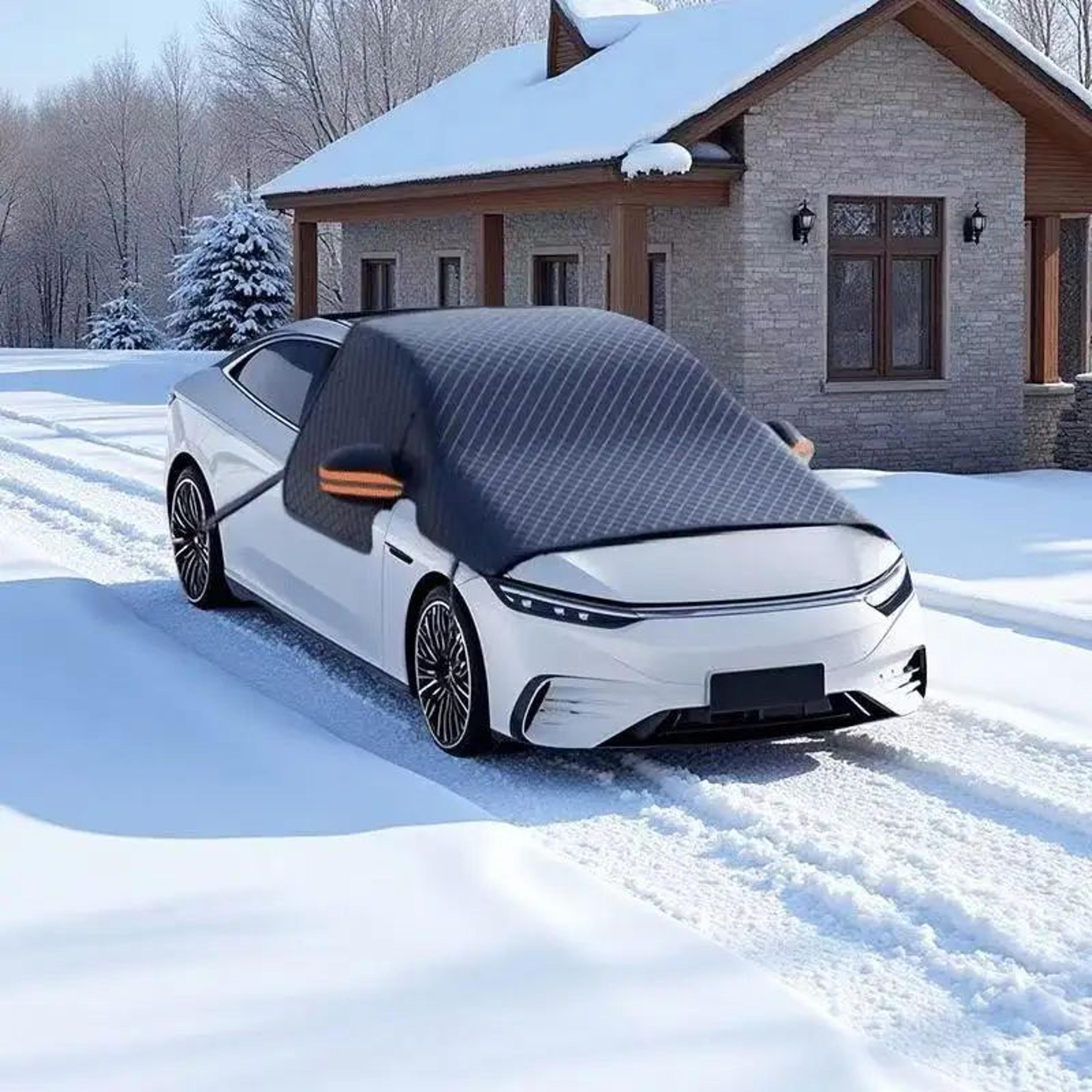 Magnetic Aluminum Car Snow  Sun Shield Cover 0