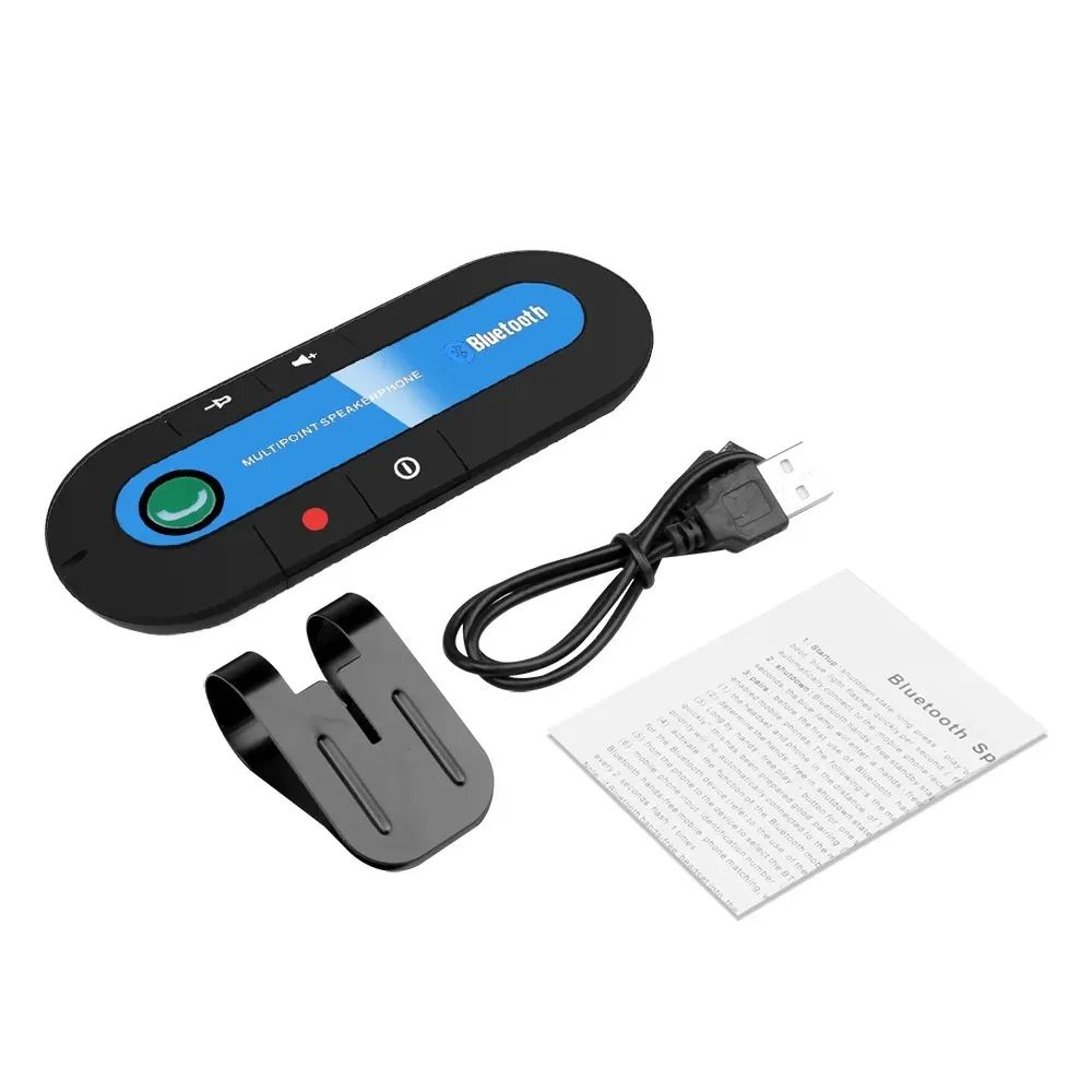 Premium Sun Visor Bluetooth Car Speaker HandsFree Kit  Wireless Audio Receiver  Speakerphone For Sa 8