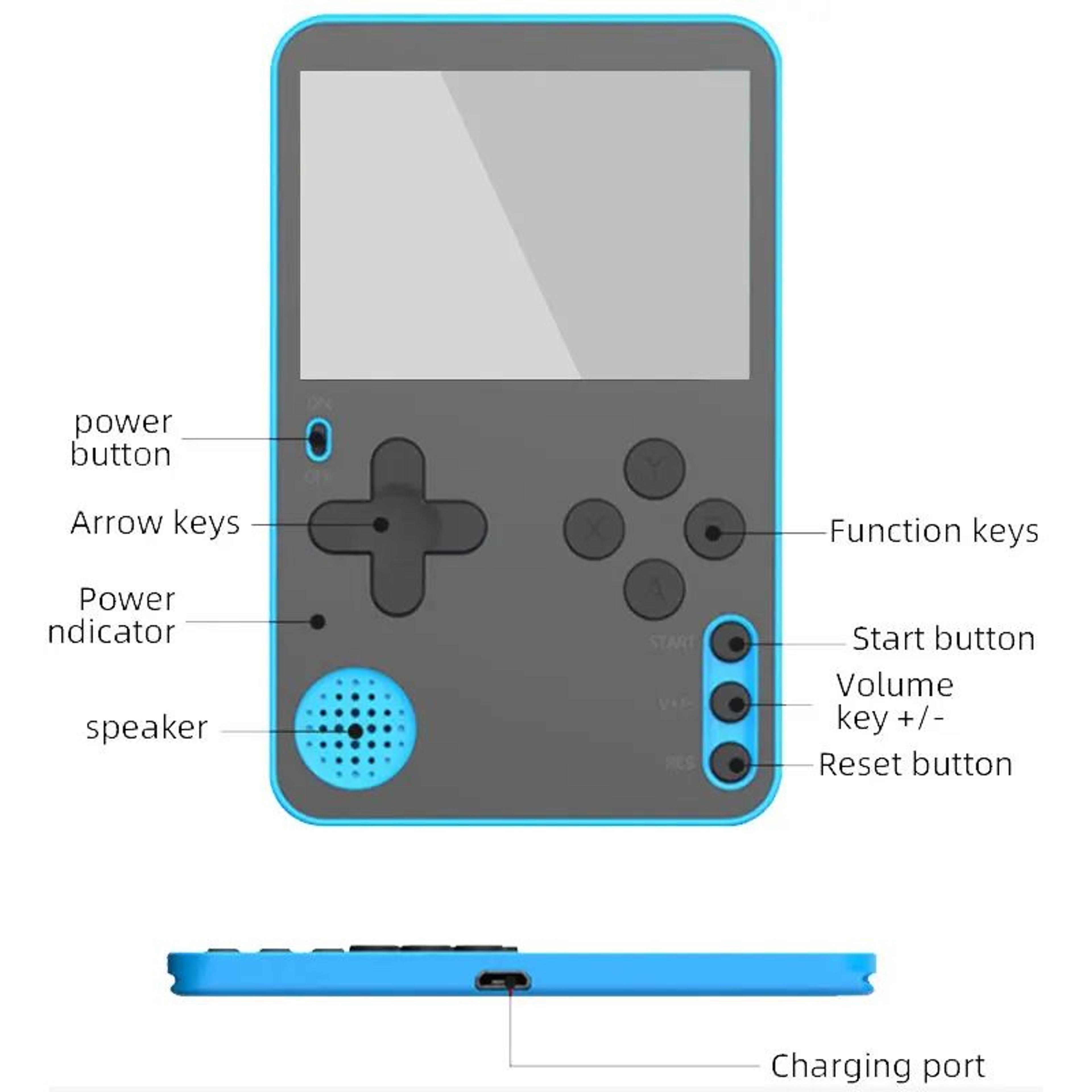 RetroPlay 500 Portable Retro Gaming Handheld  Classic Games Console For Kids  Adults 5