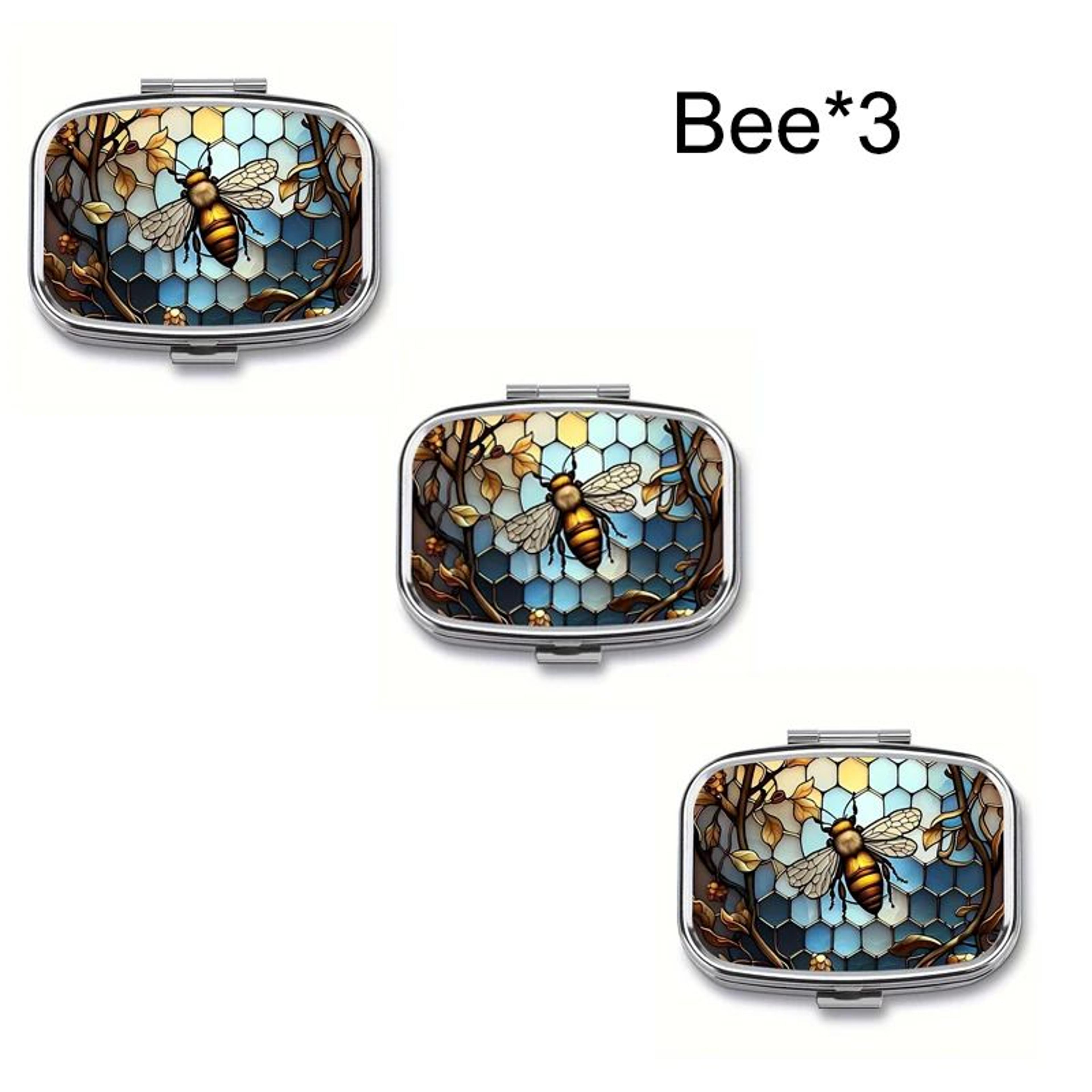Cute Metal Travel Pill Case Mini Medicine Organizer Box 11