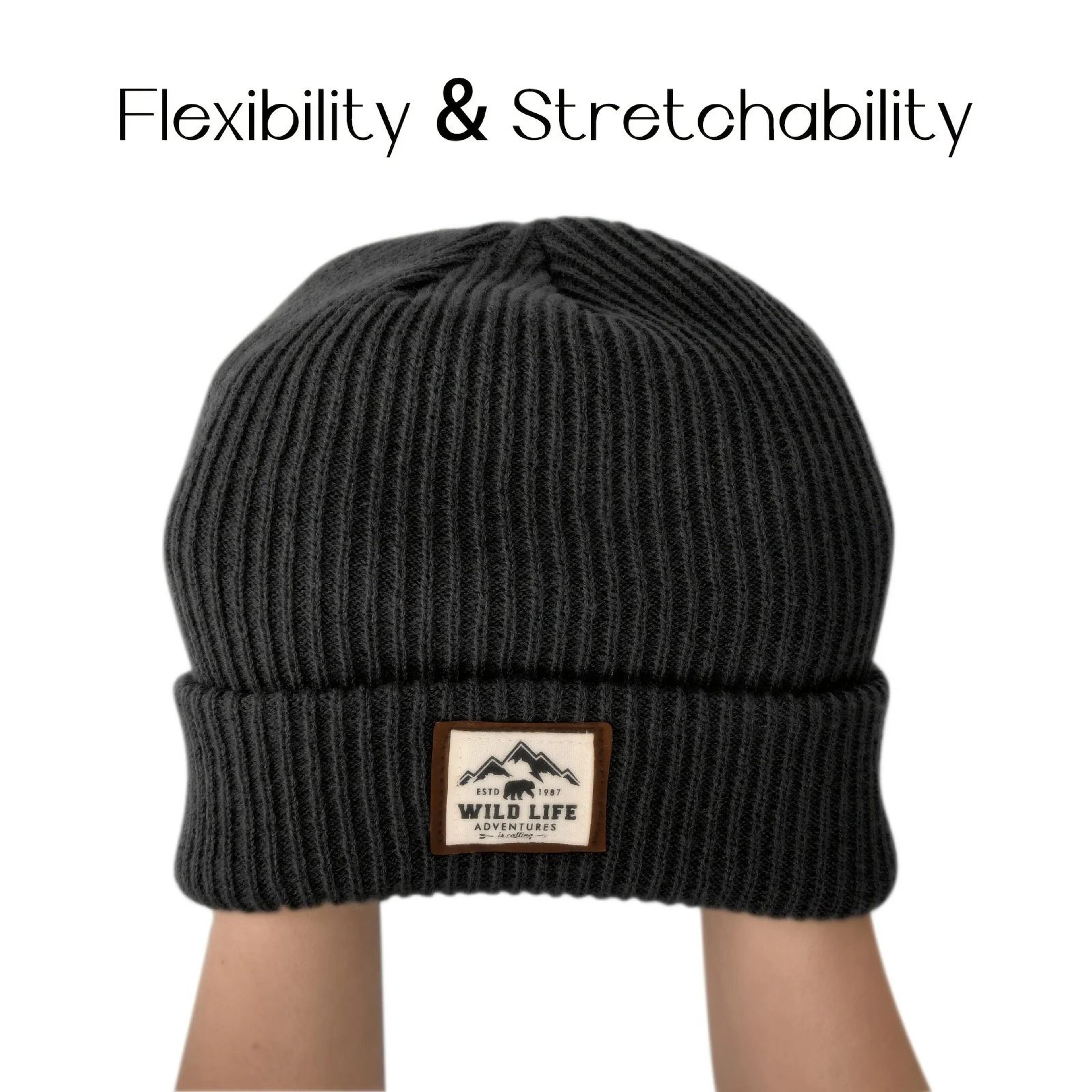 ThermaFlex Windproof Cycling Beanie  Soft Stretch Winter Skull Cap For Men  Women 2