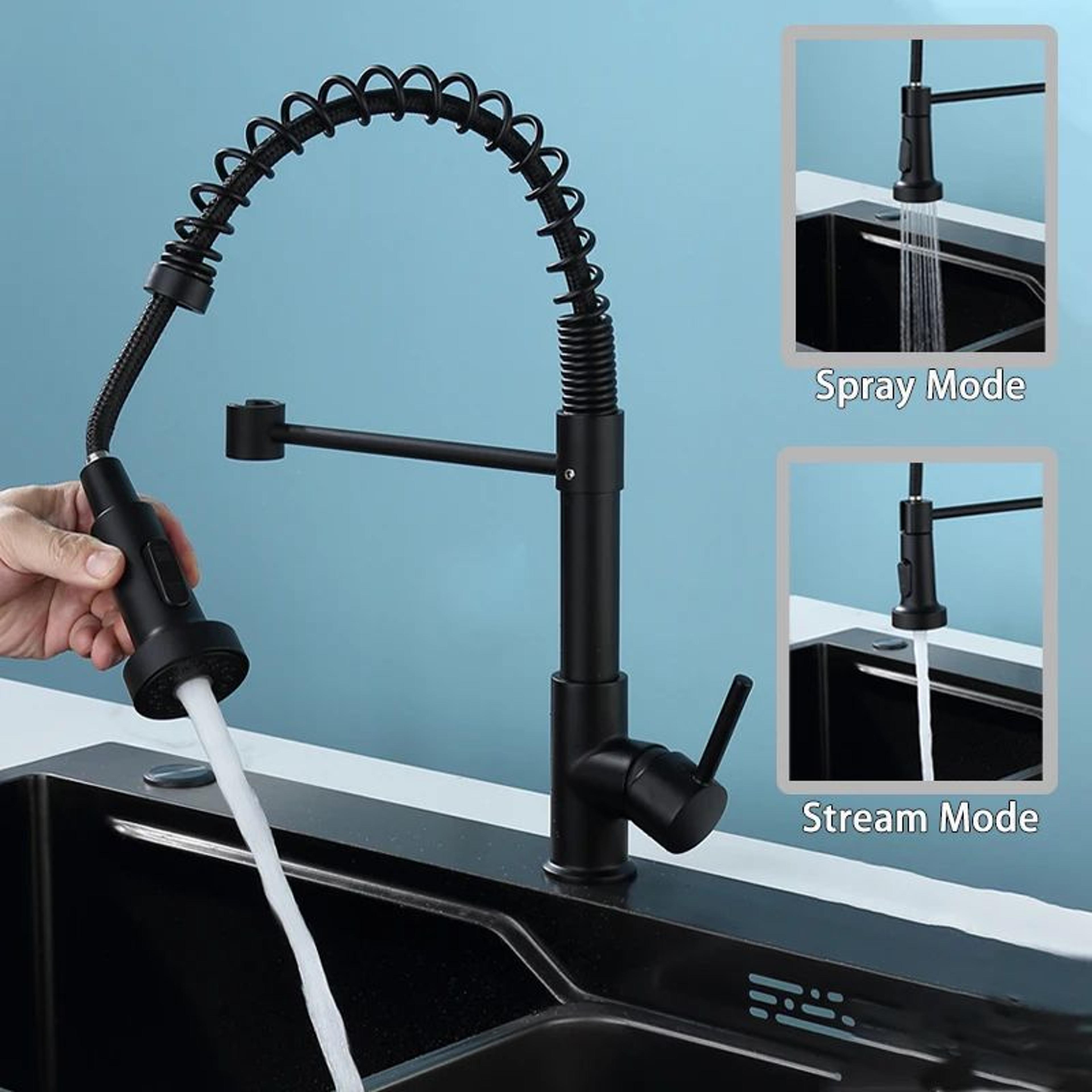 ProFlow 360 Pull Down Kitchen Faucet With HighPressure Spray 1