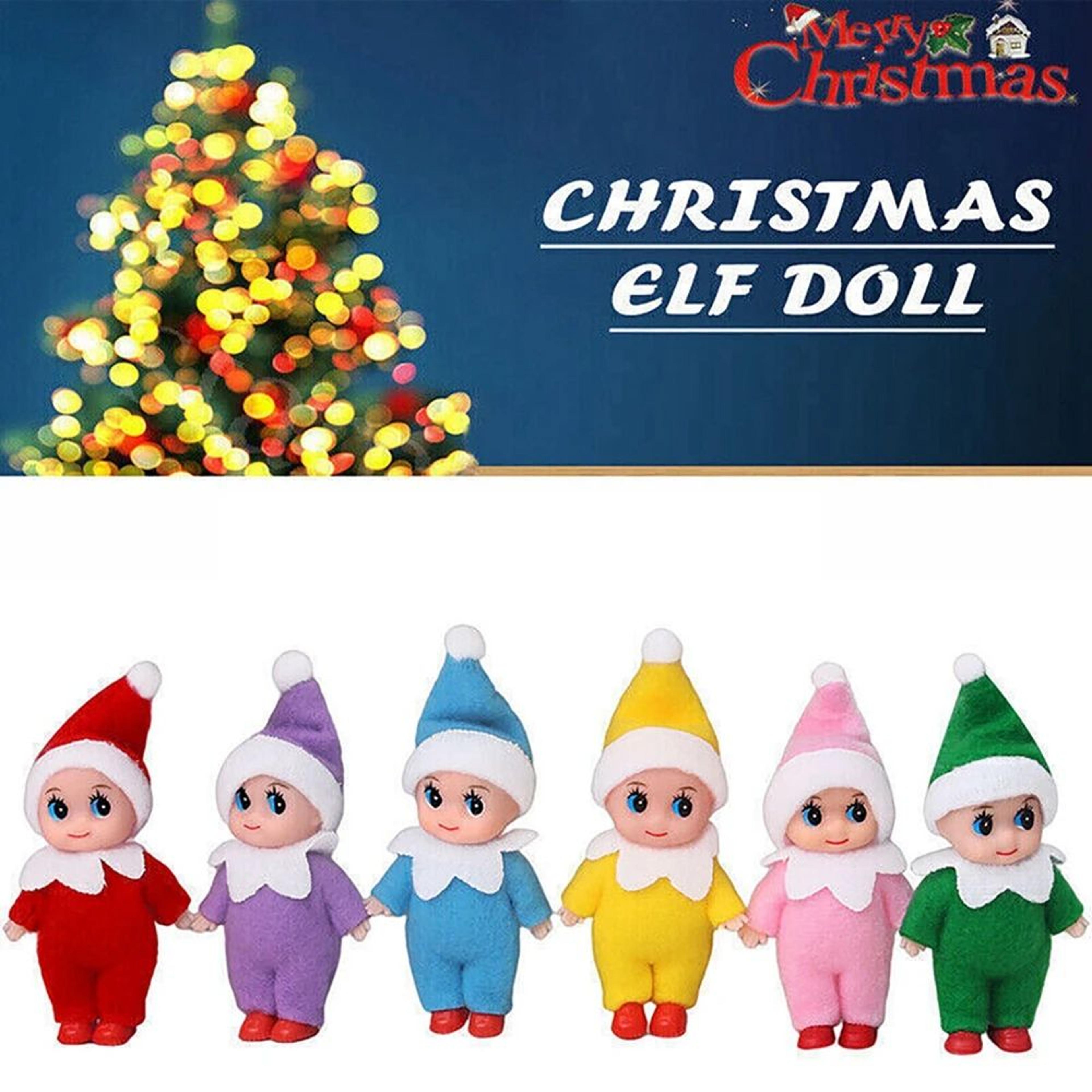 Naughty Felt Christmas Elf Doll Ornament  Mini Shelf Elf Decoration  Stocking Stuffer 4