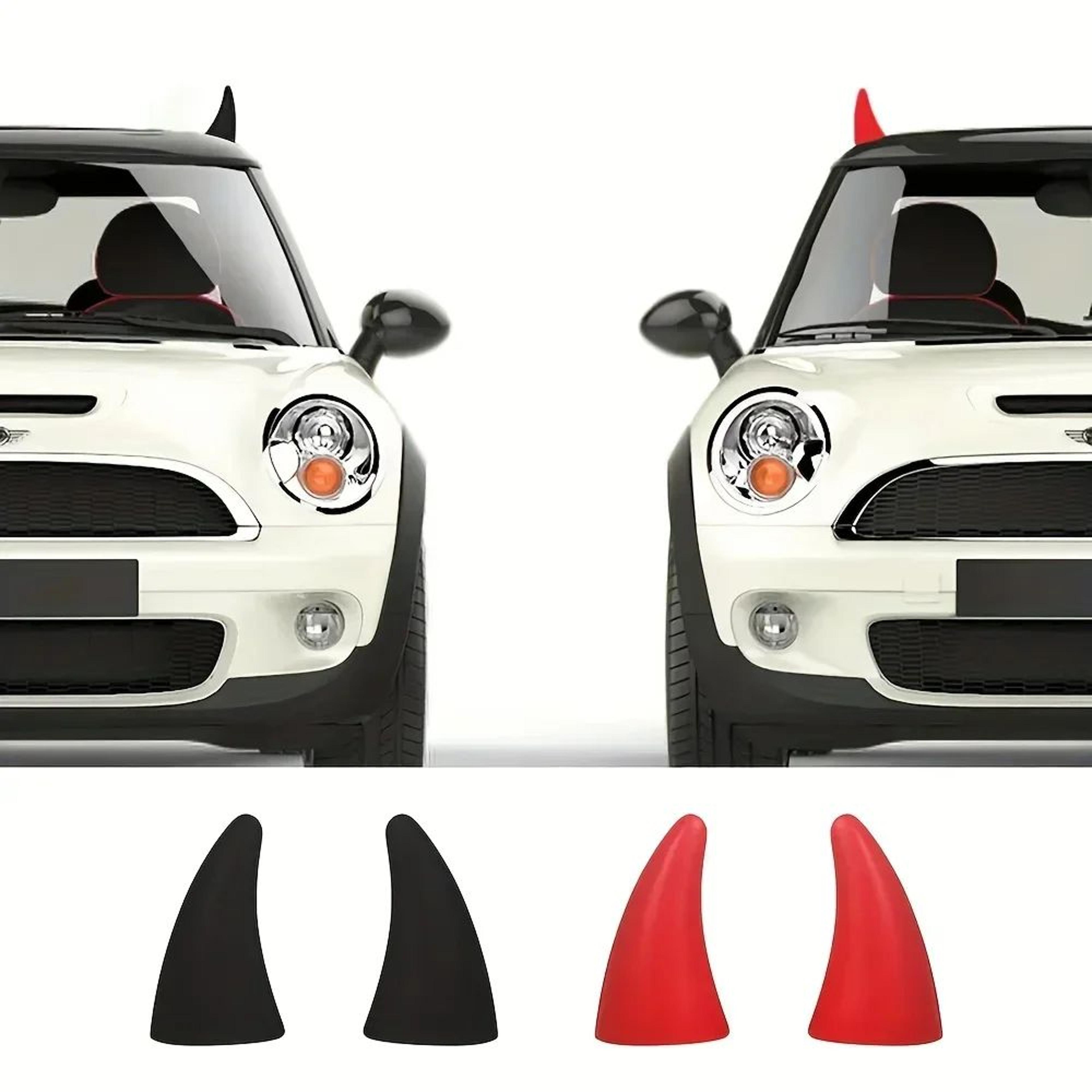 Devil Horn Car Roof Decoration Set 1 Pair  3D Roof Accent For Bold Vehicle Style 3