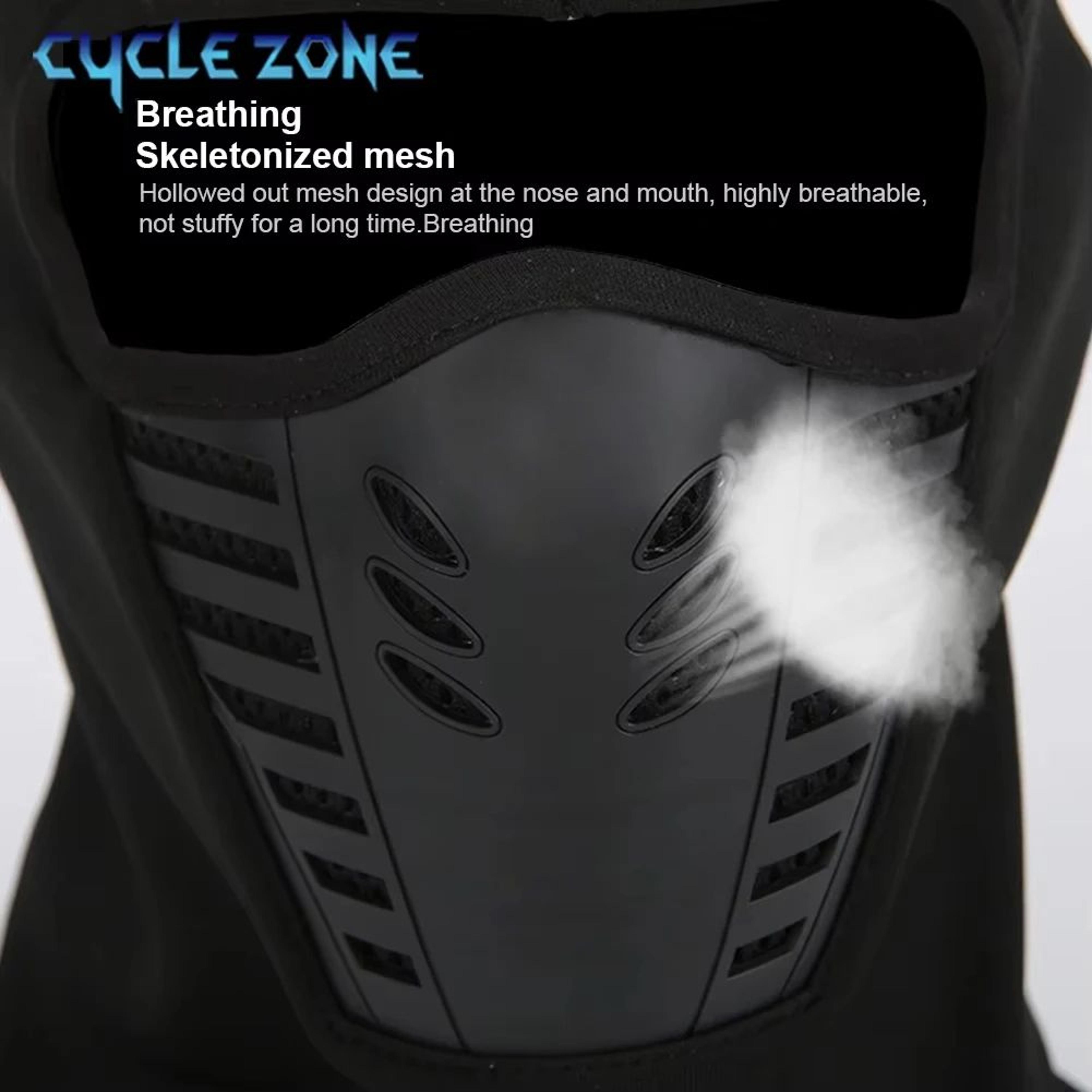 ArcticShield Thermal Fleece Balaclava  Windproof Winter Motorcycle  Ski Face Mask 4