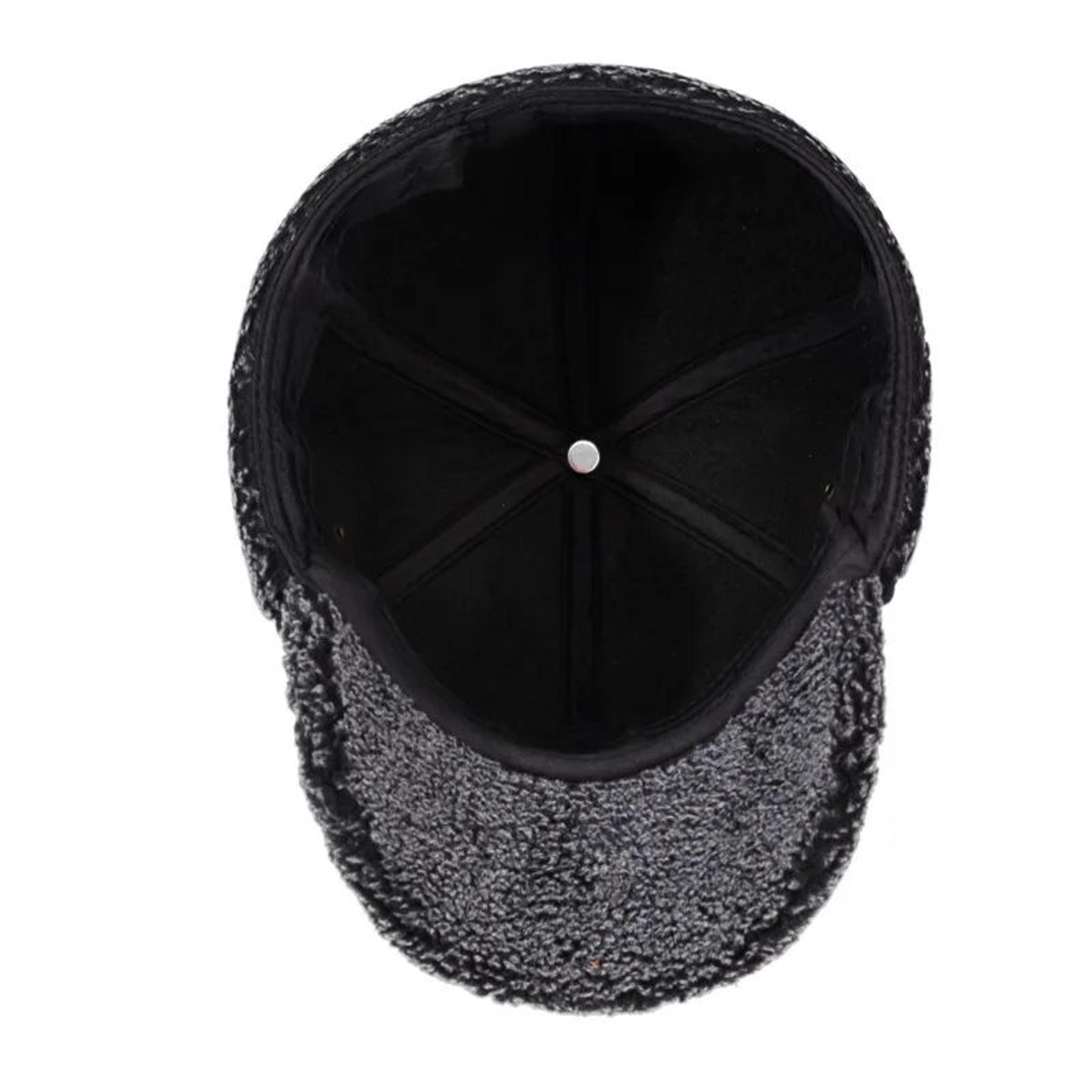 Mens Fleece Baseball Cap With Ear Flaps  Warm Lei Feng Winter Hat For Outdoors 3