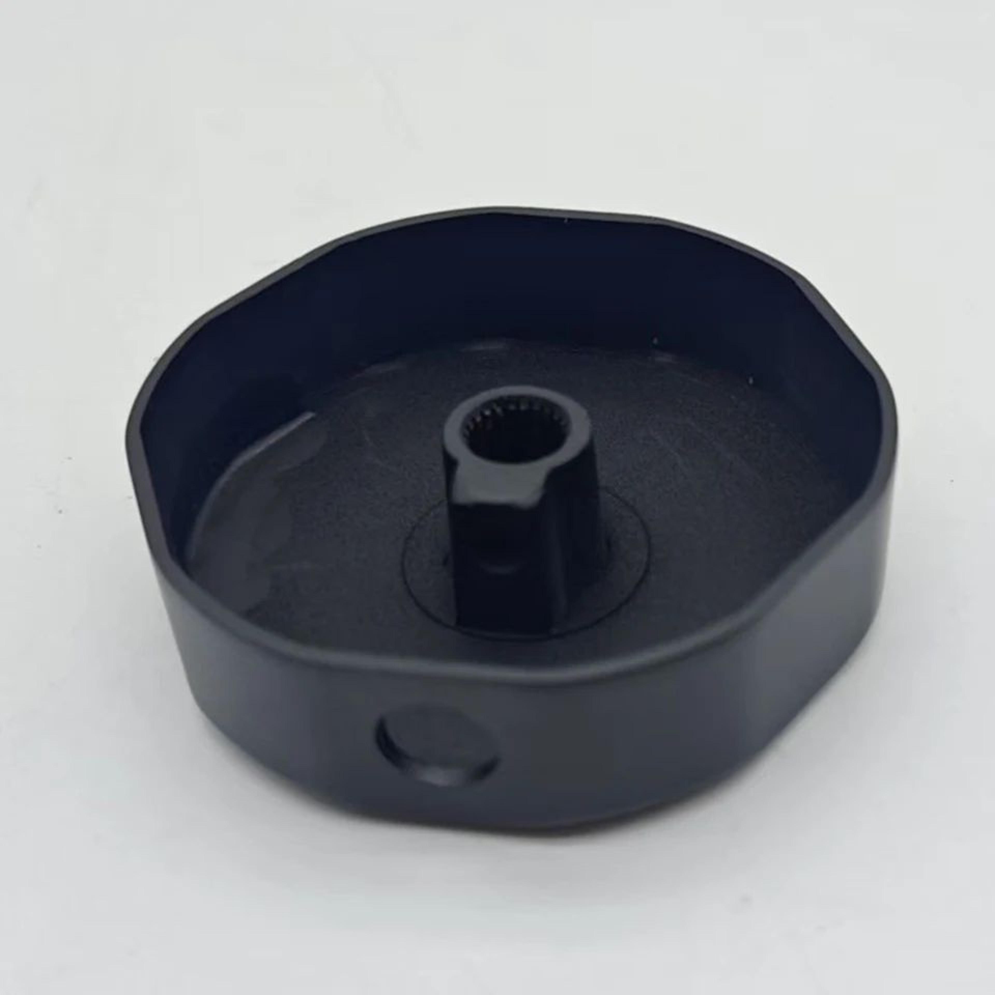 Premium Brass Bathtub Overflow Knob 74mm  Rotating Bath Drain Control Knob In Matte Black 5