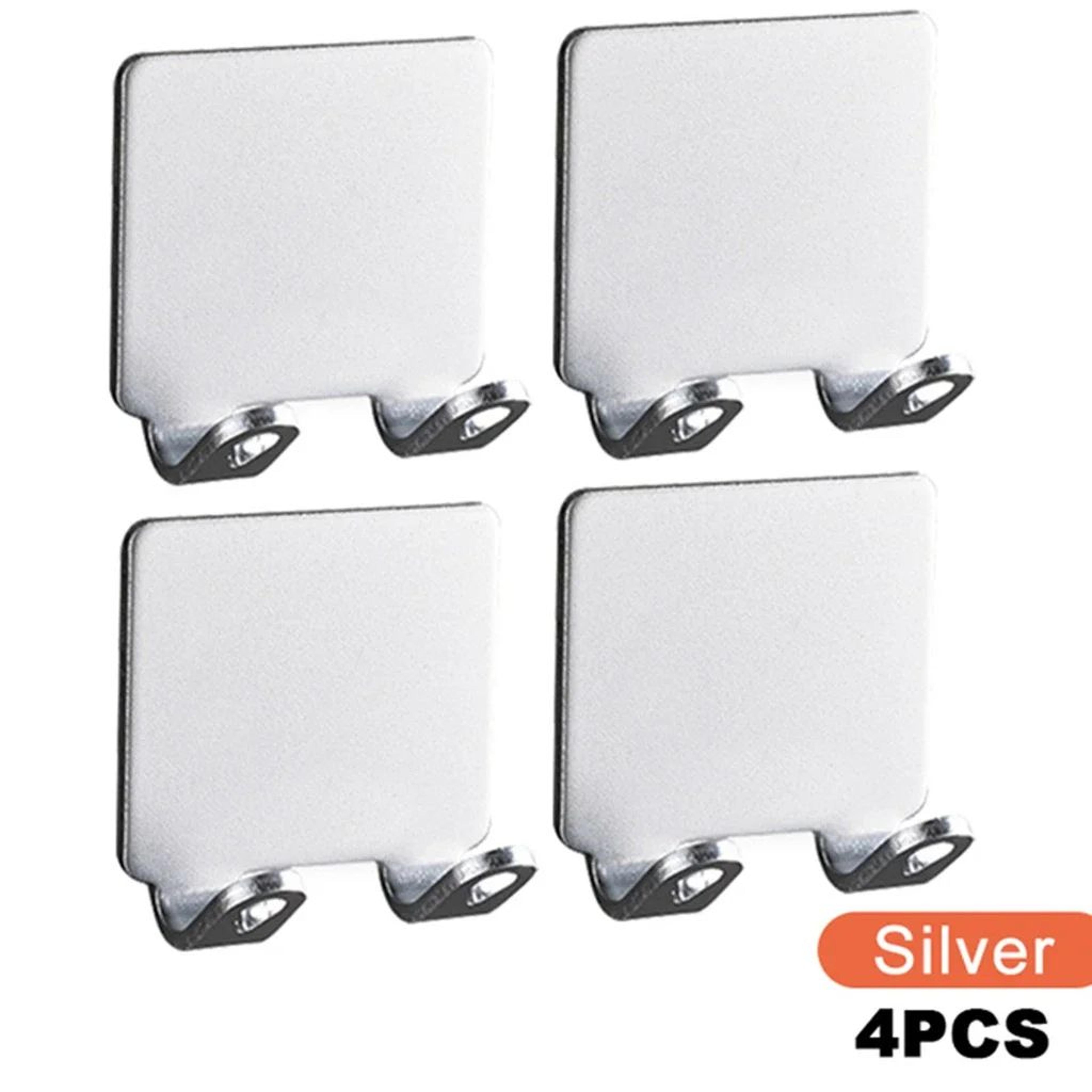 Stainless Steel Wall Mounted Razor Holder For Shower  PunchFree Adhesive Bathroom Organizer 9