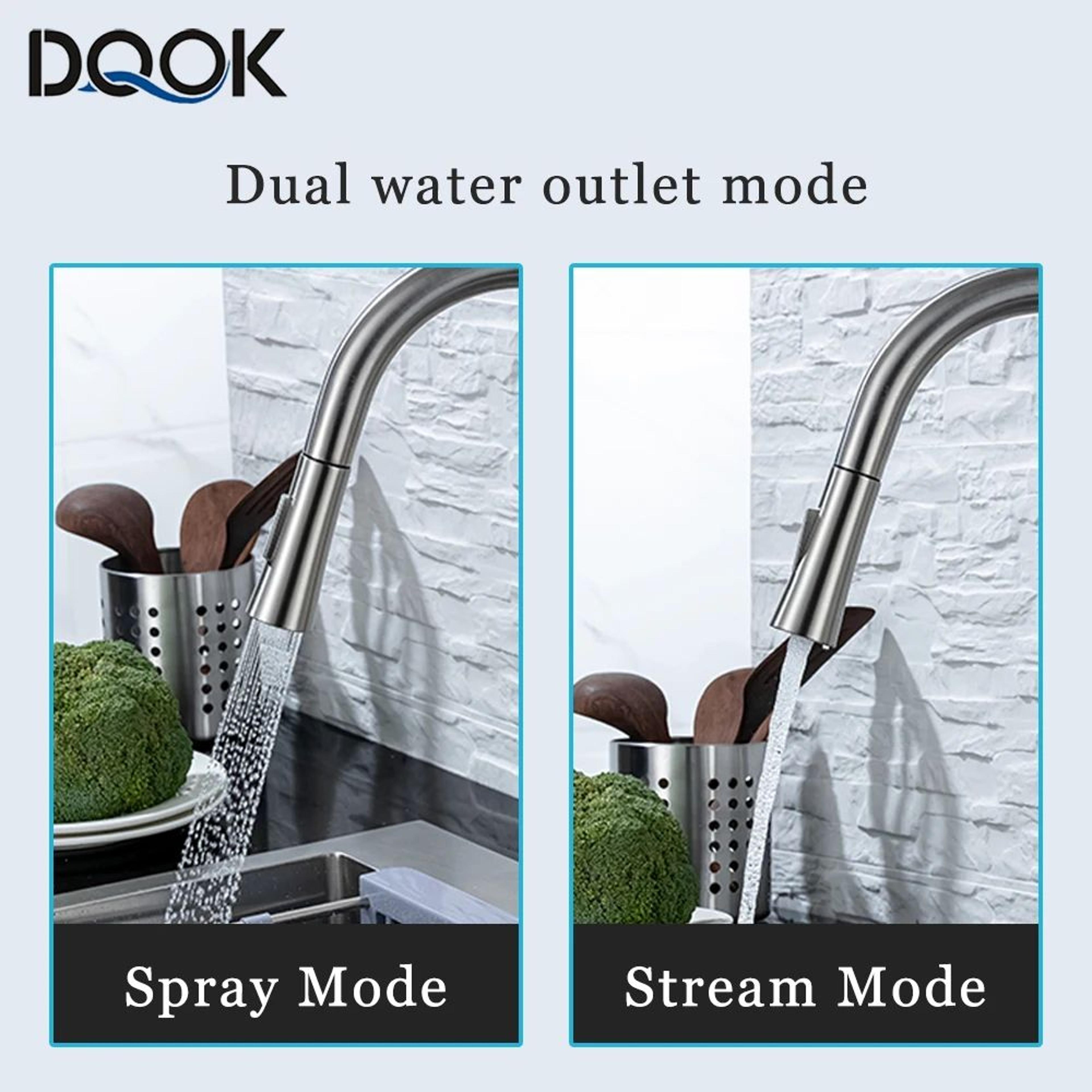SmartTouch PullDown Kitchen Faucet With Sensor  Brushed Nickel Finish 2