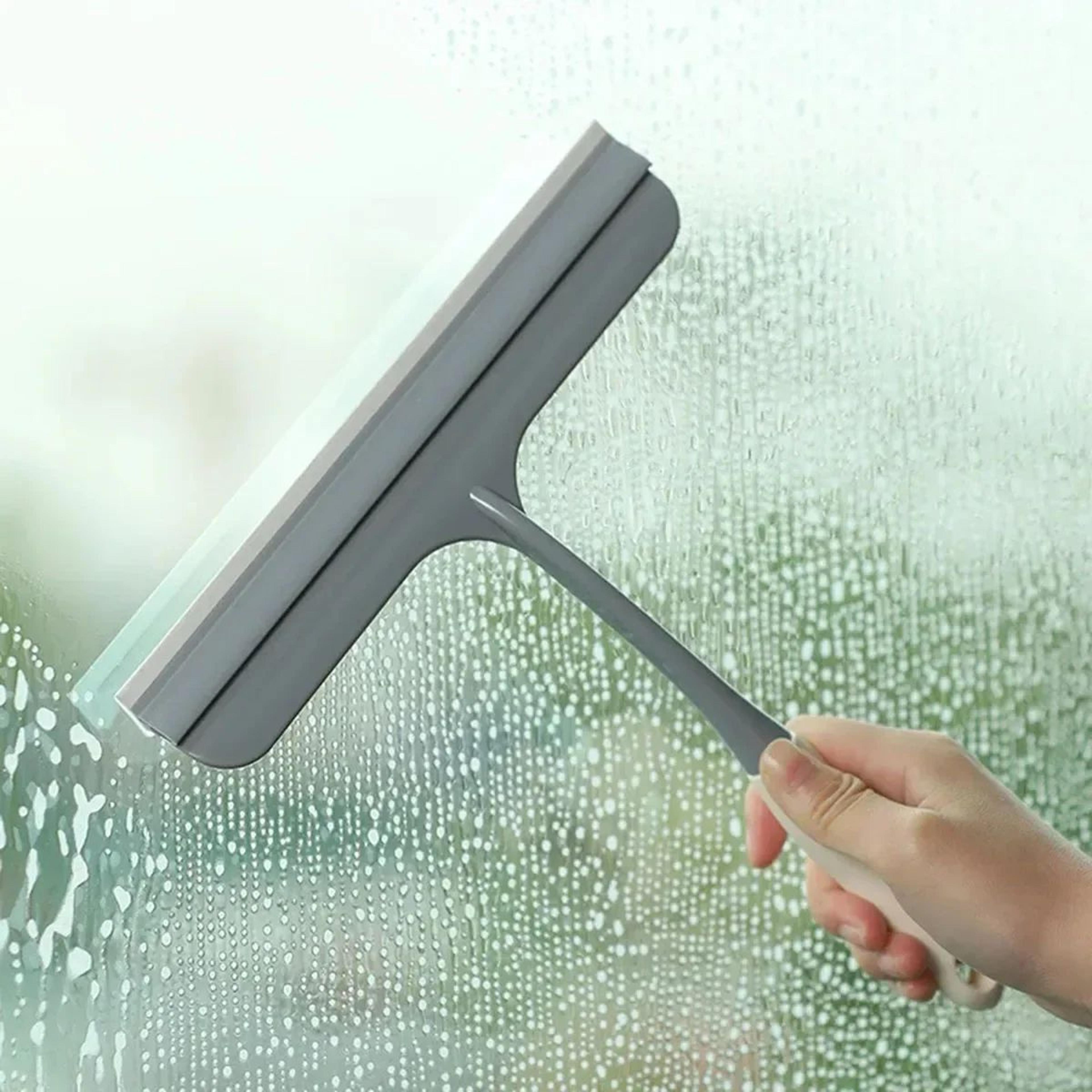 CrystalClear Shower  Window Squeegee  StreakFree Glass Cleaner For Bathroom Home  Car 0