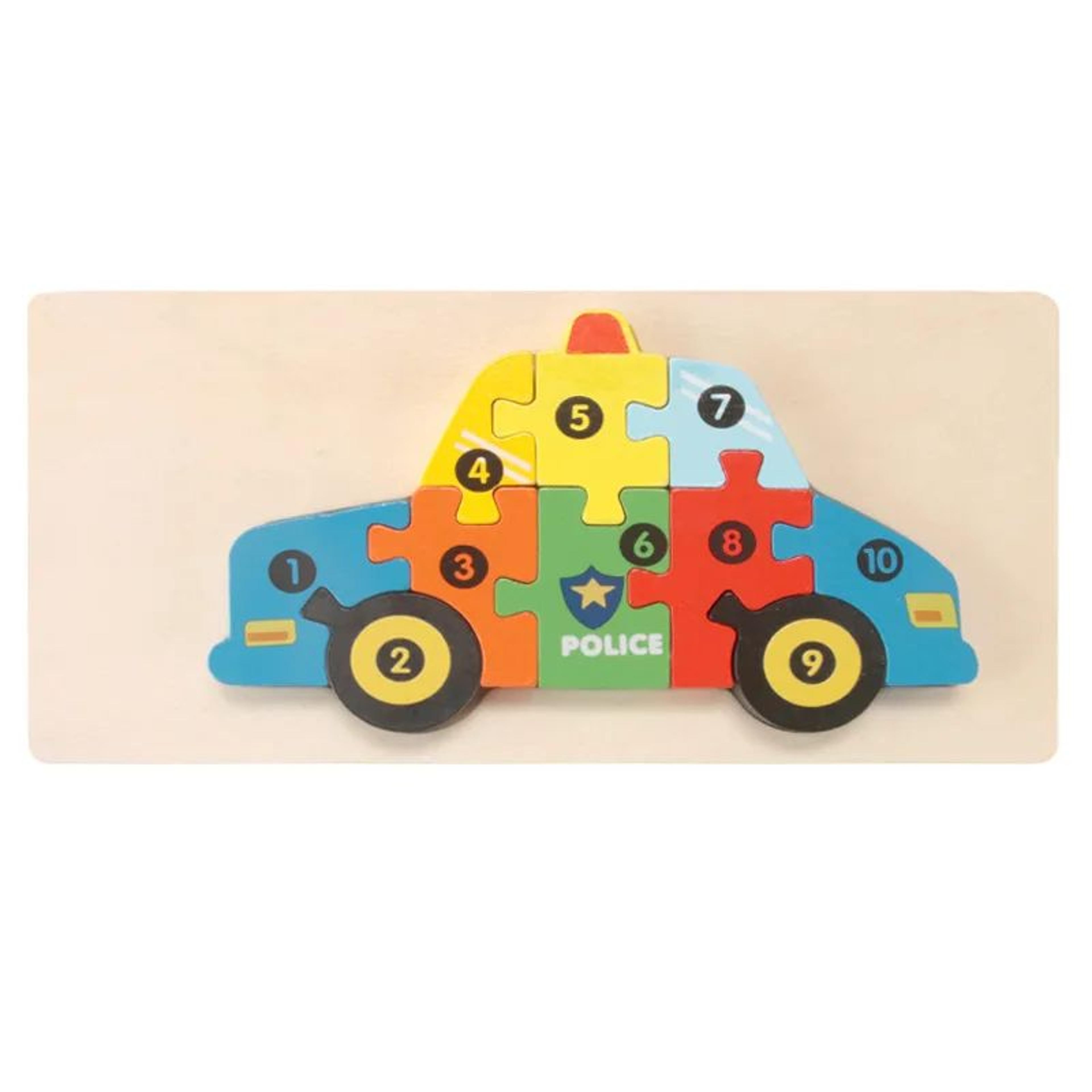 Montessori 3D Wooden Dinosaur Puzzle For Toddlers Shape And Color Learning Toy 8