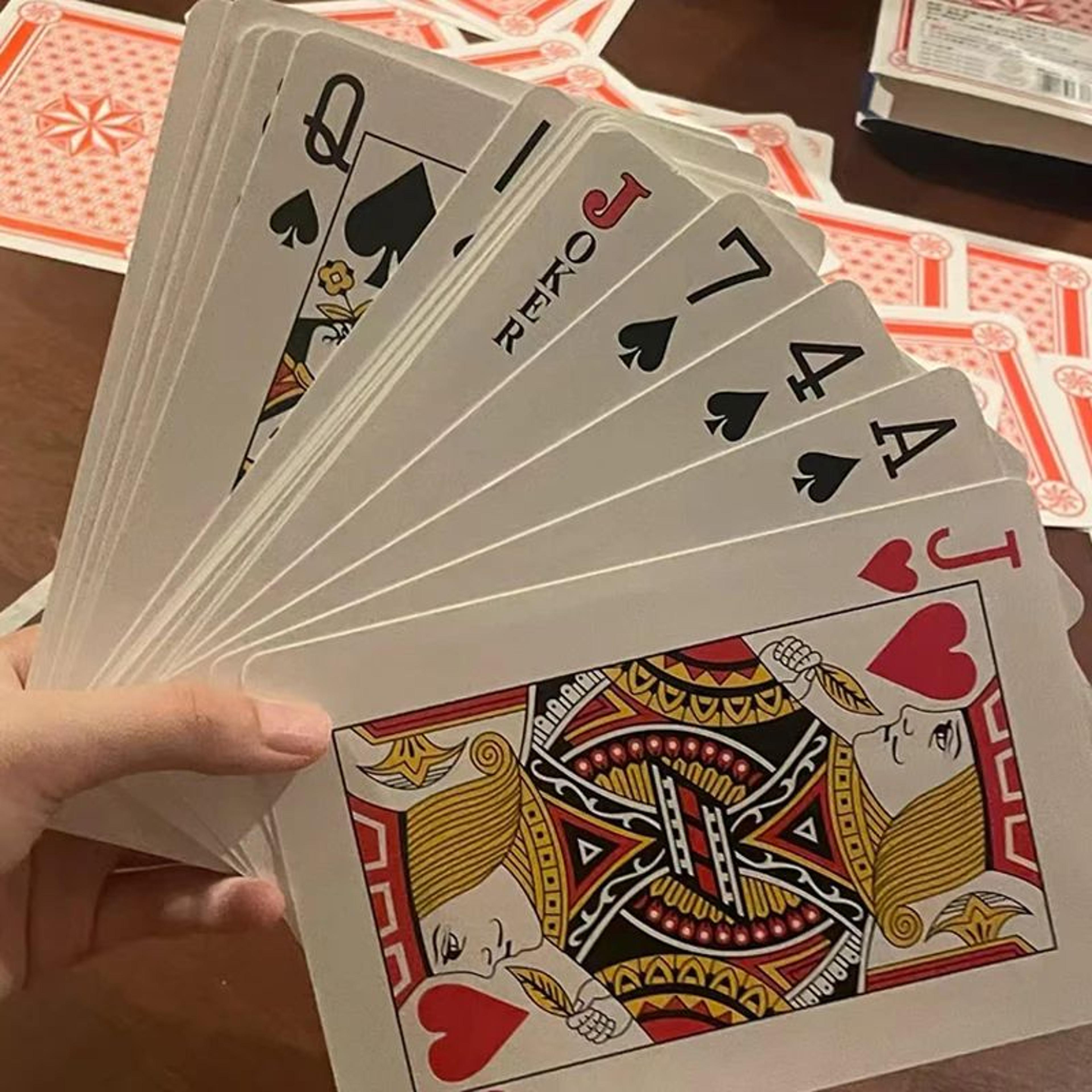 Jumbo Playing Cards 5x7  Oversized Deck For Family Game Night  Party Fun 3