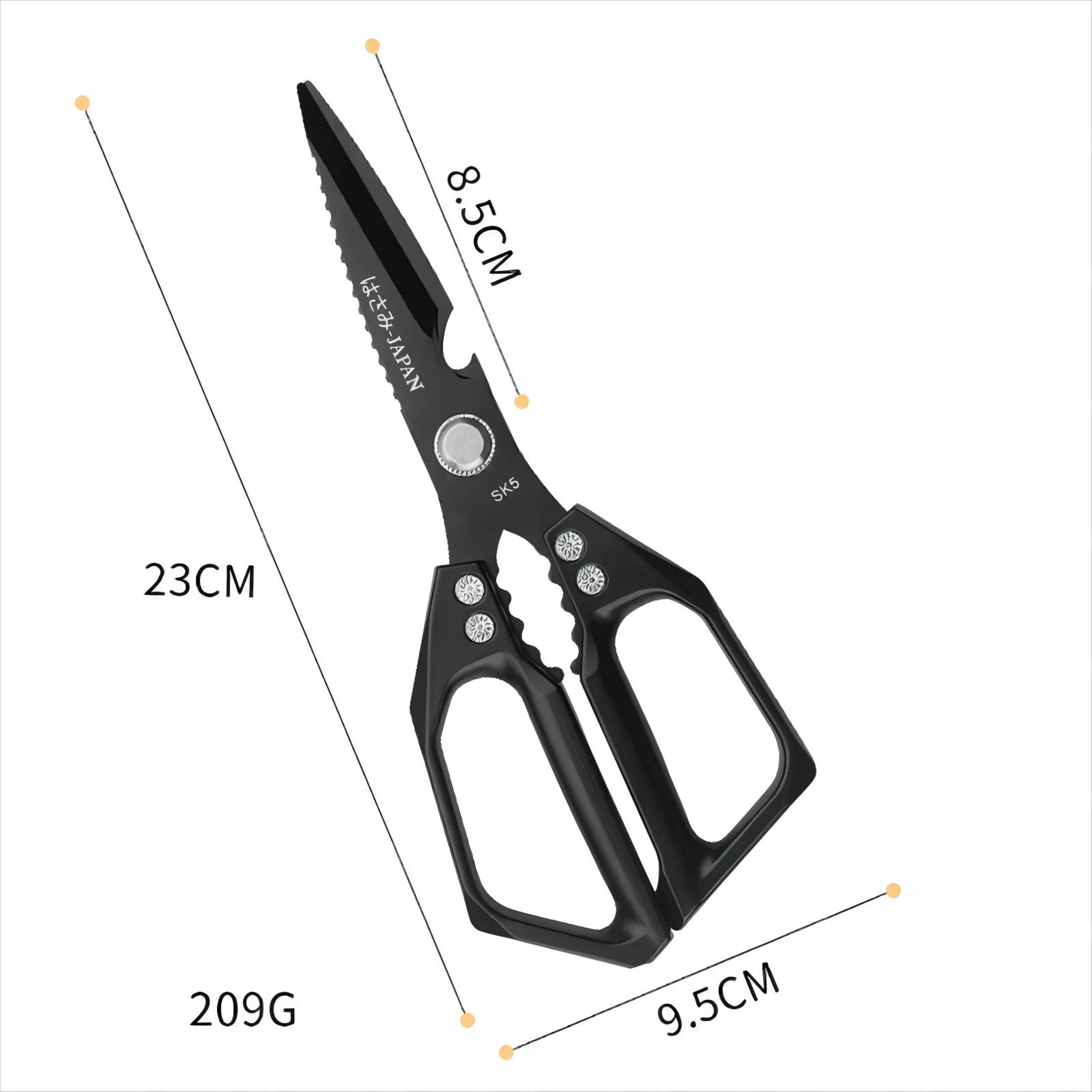 Stainless Steel Kitchen Shears MultiFunction Poultry And Fish Cutting Scissors 6