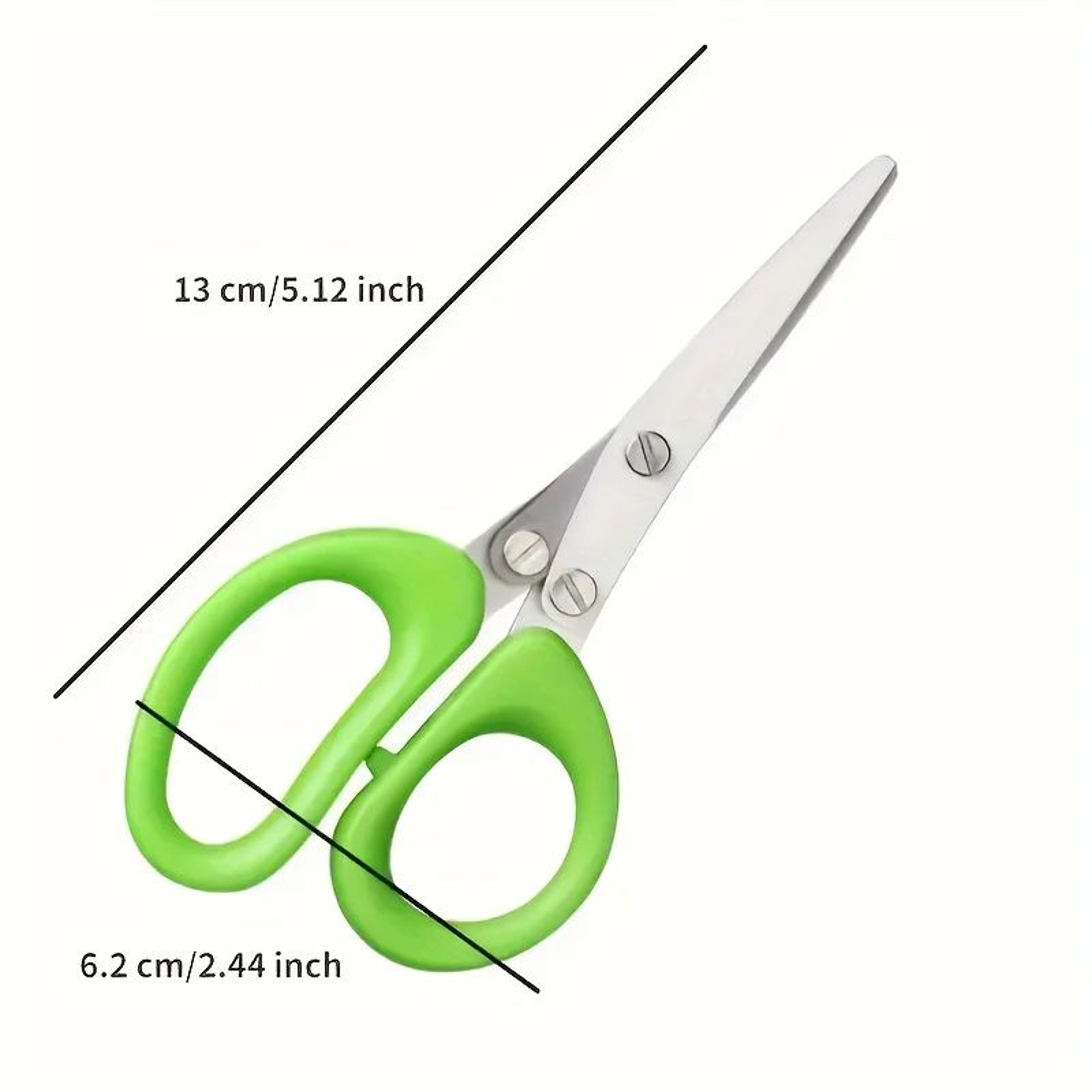 5Blade Herb Shredder Kitchen Scissors  Forged Stainless Steel Multipurpose Shears 3