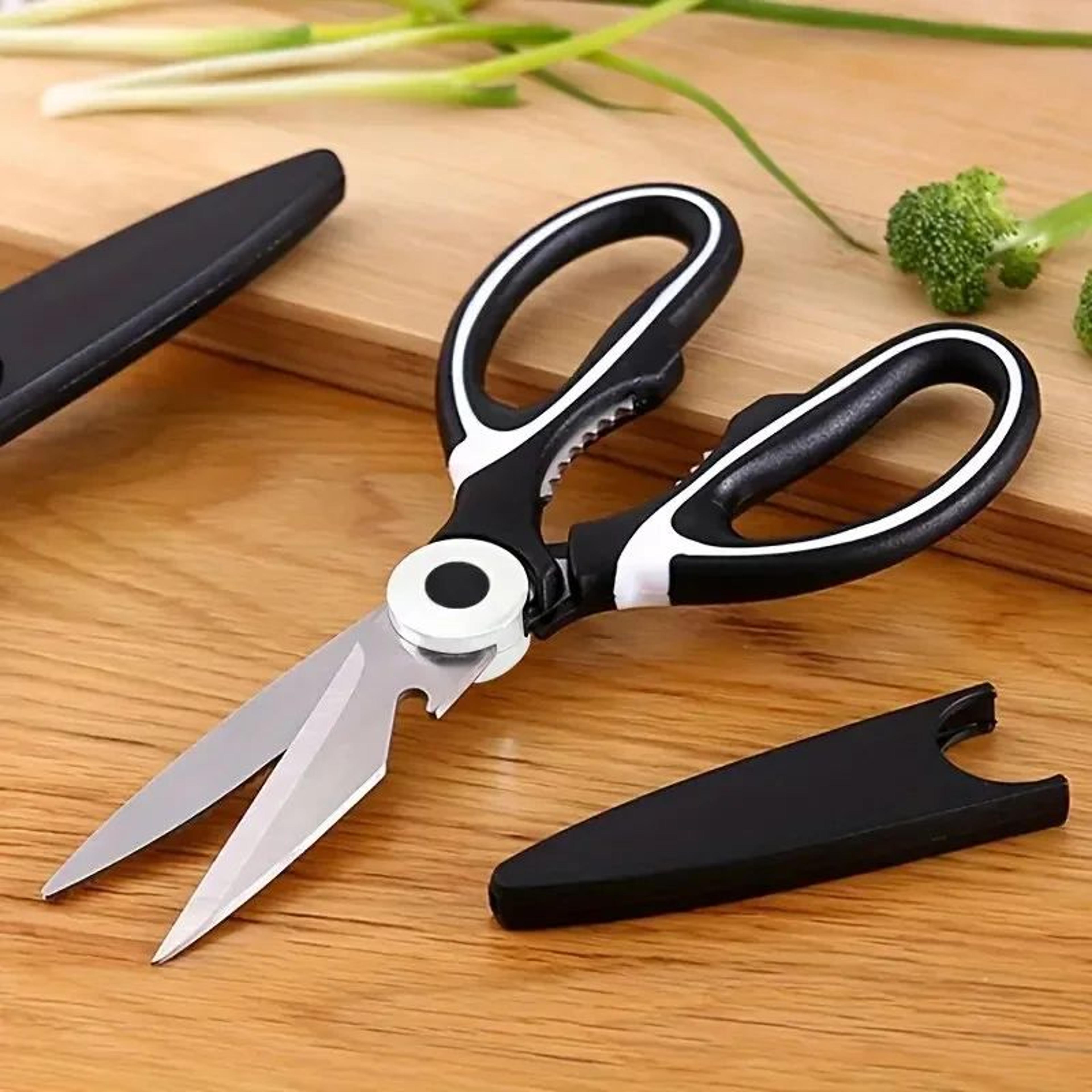 Heavy Duty Stainless Steel Kitchen Shears For Poultry Fish  Bone Cutting 1