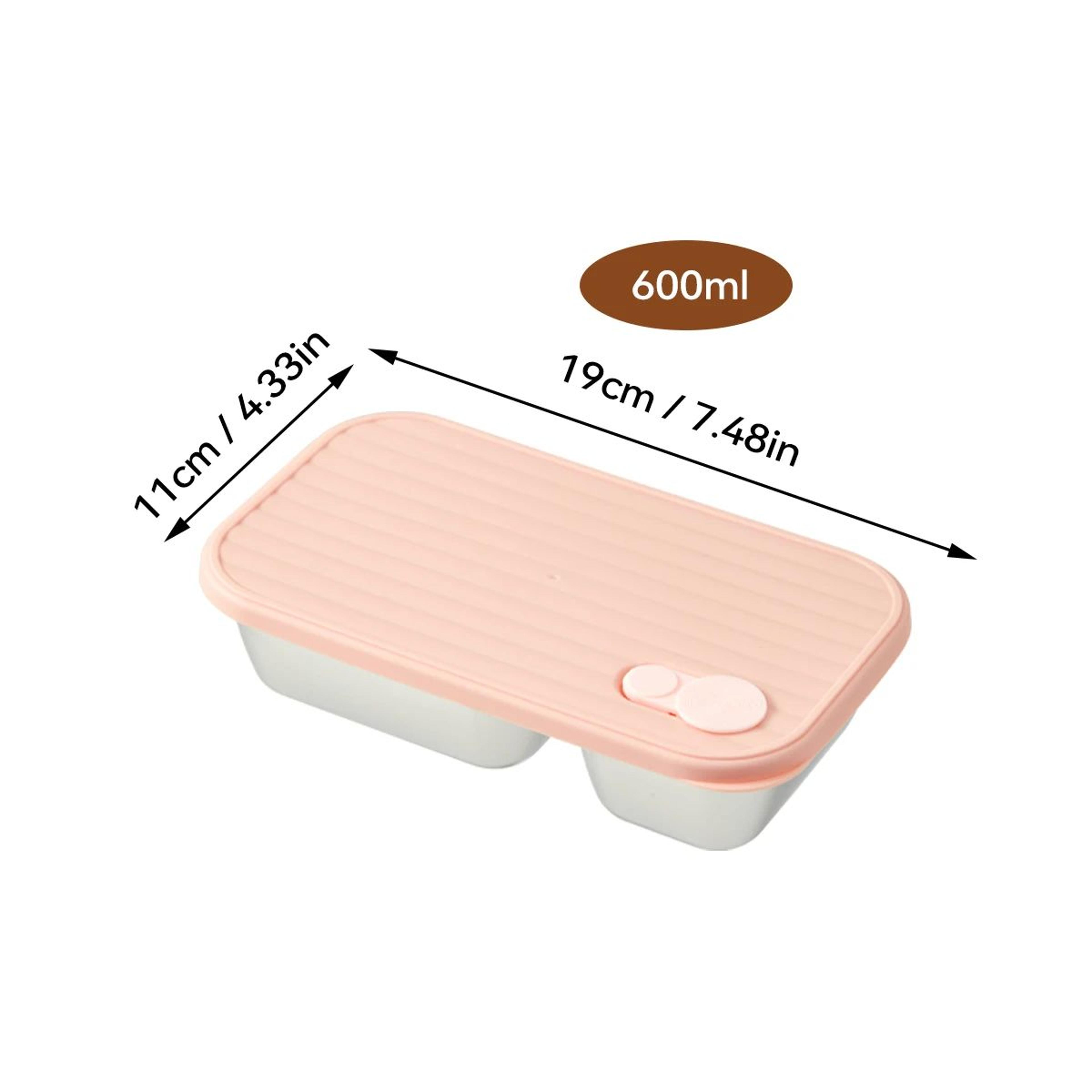 Large Capacity Stainless Steel Bento Lunch Box  Leakproof 304 Food Container For Work  School 4