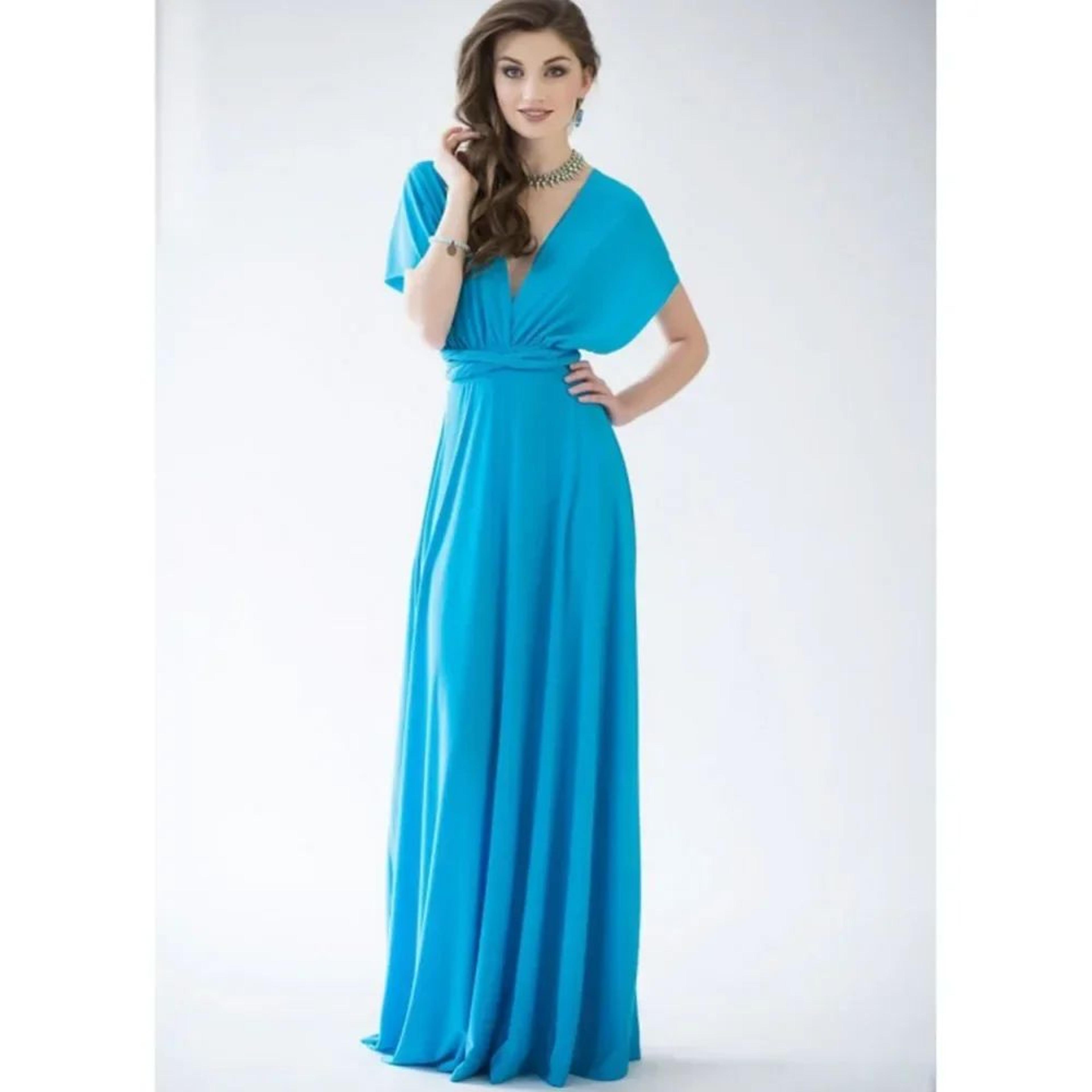 Elegant Convertible VNeck Summer Maxi Dress  Versatile MultiWear Strappy Long Dress For Women 4