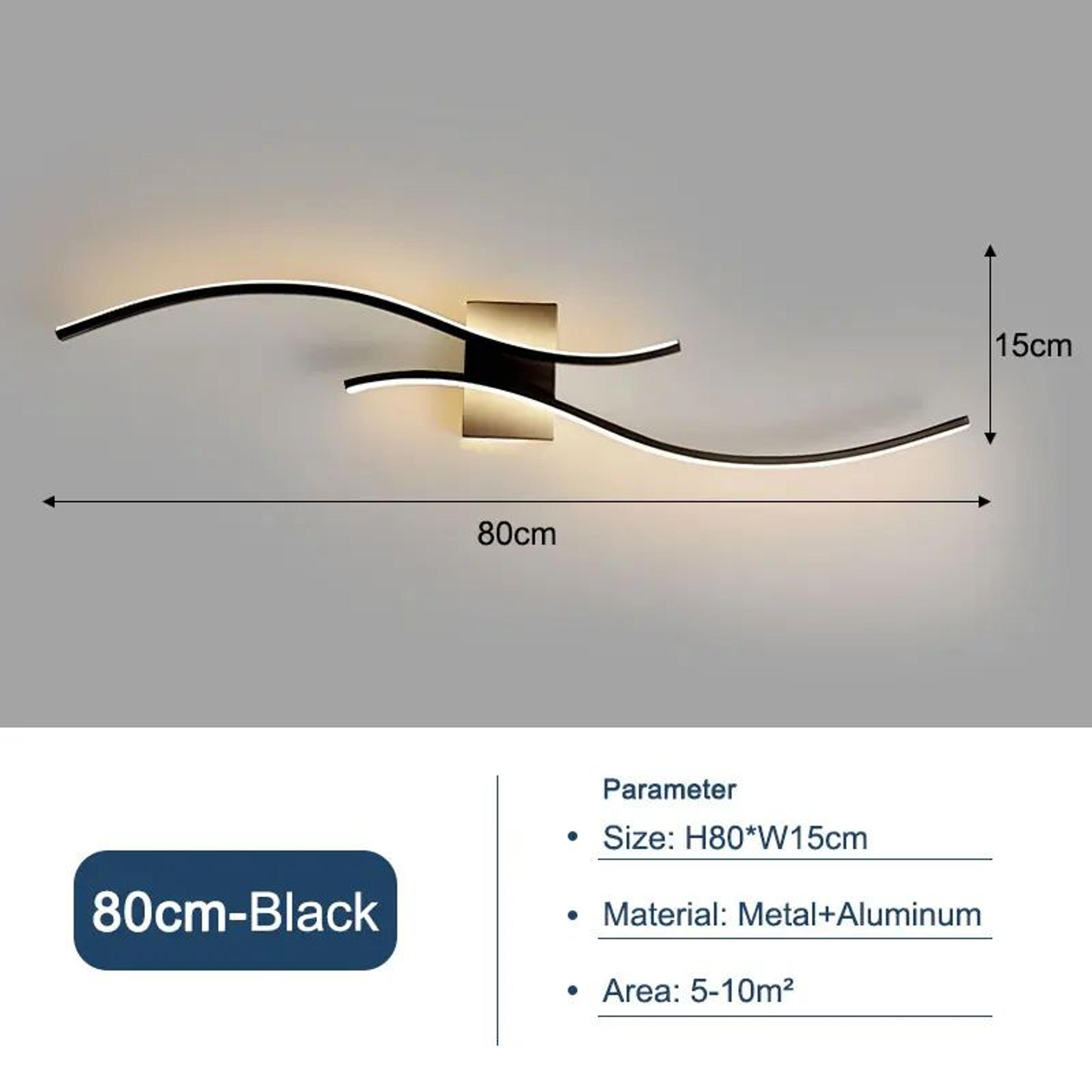 Modern LED Wall Sconce  Minimalist Aluminum Indoor Wall Lighting For Bedroom  Corridor 8
