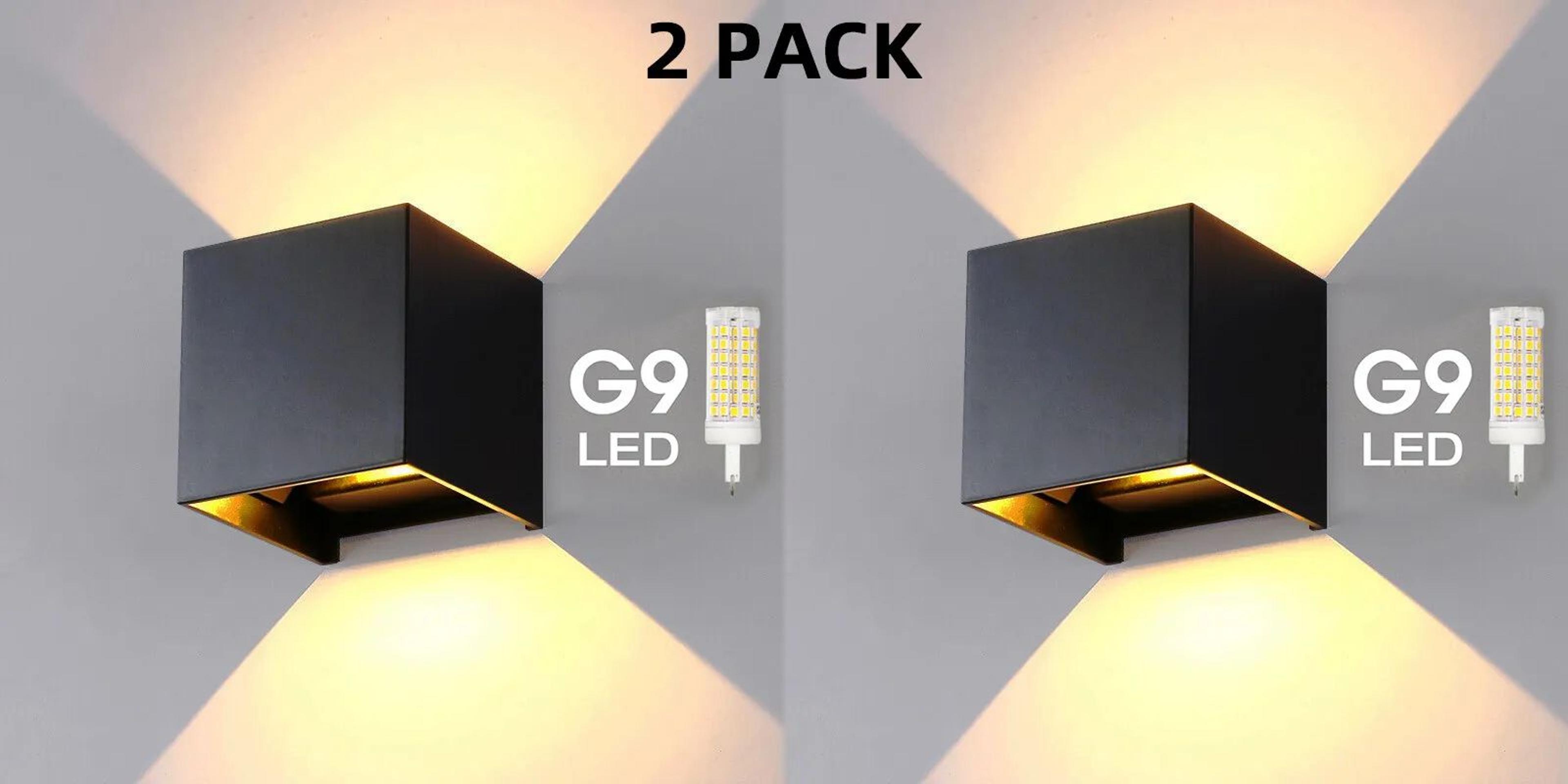 IP65 Waterproof Wall Light Aluminum Modern Outdoor Wall Sconce With G9 Replaceable Bulb Wall Lamp I 7