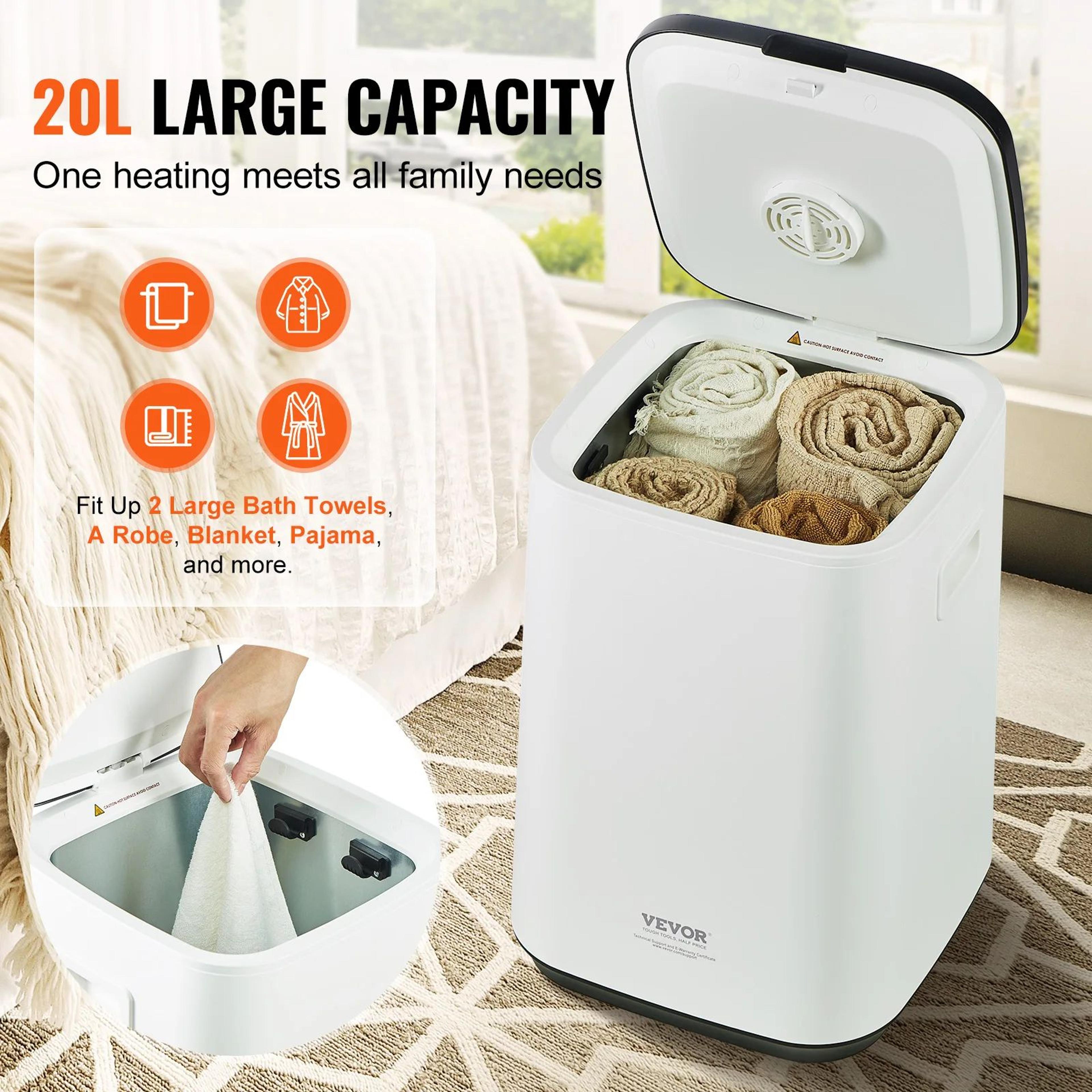 SucceBuy Luxury Towel Warmer Bucket With LED Display  Child Lock  Large Capacity Hot Towel Warmer F 3