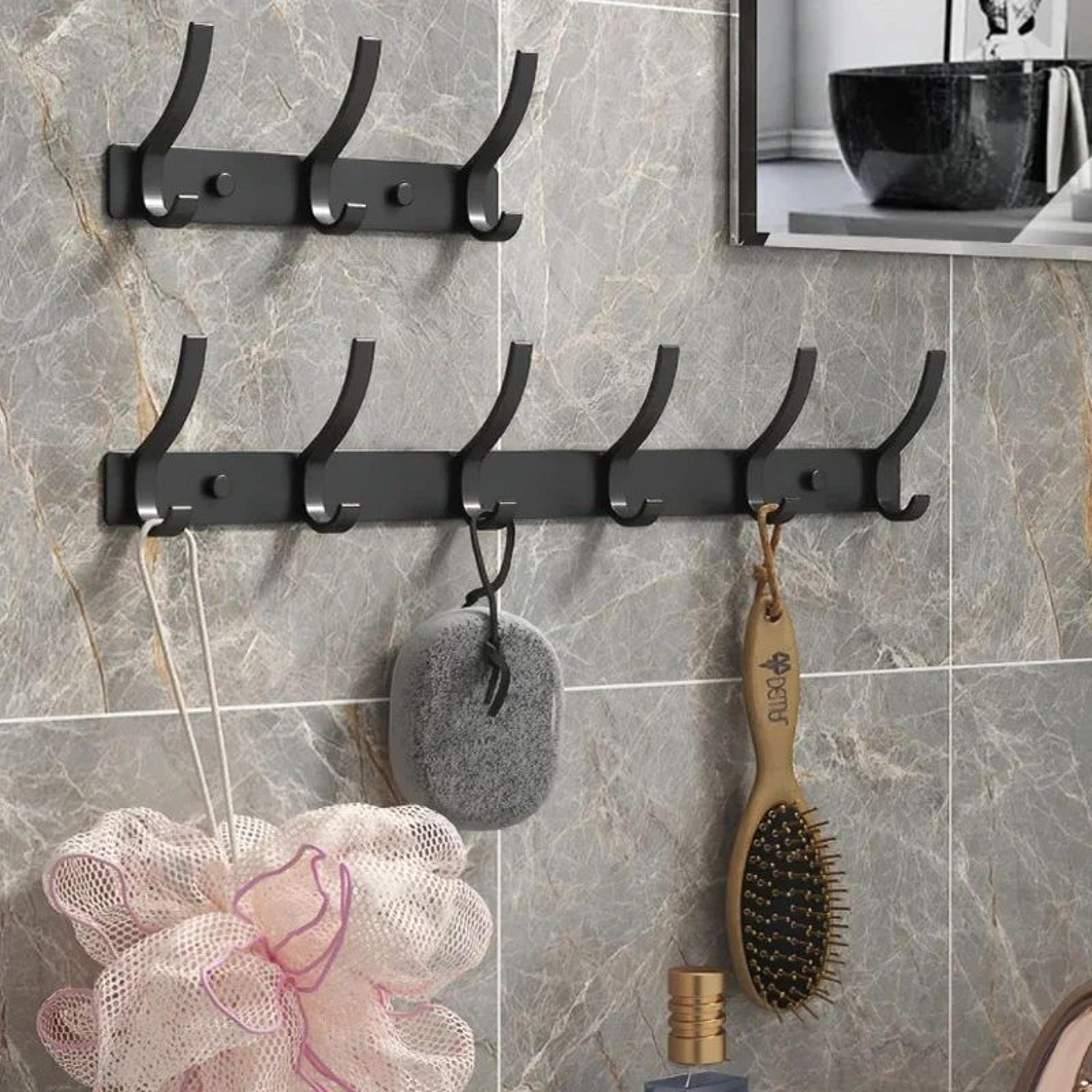 Modern Folding Robe Hooks  SpaceSaving Wall Mounted Coat Hooks For Bathroom  Kitchen 4