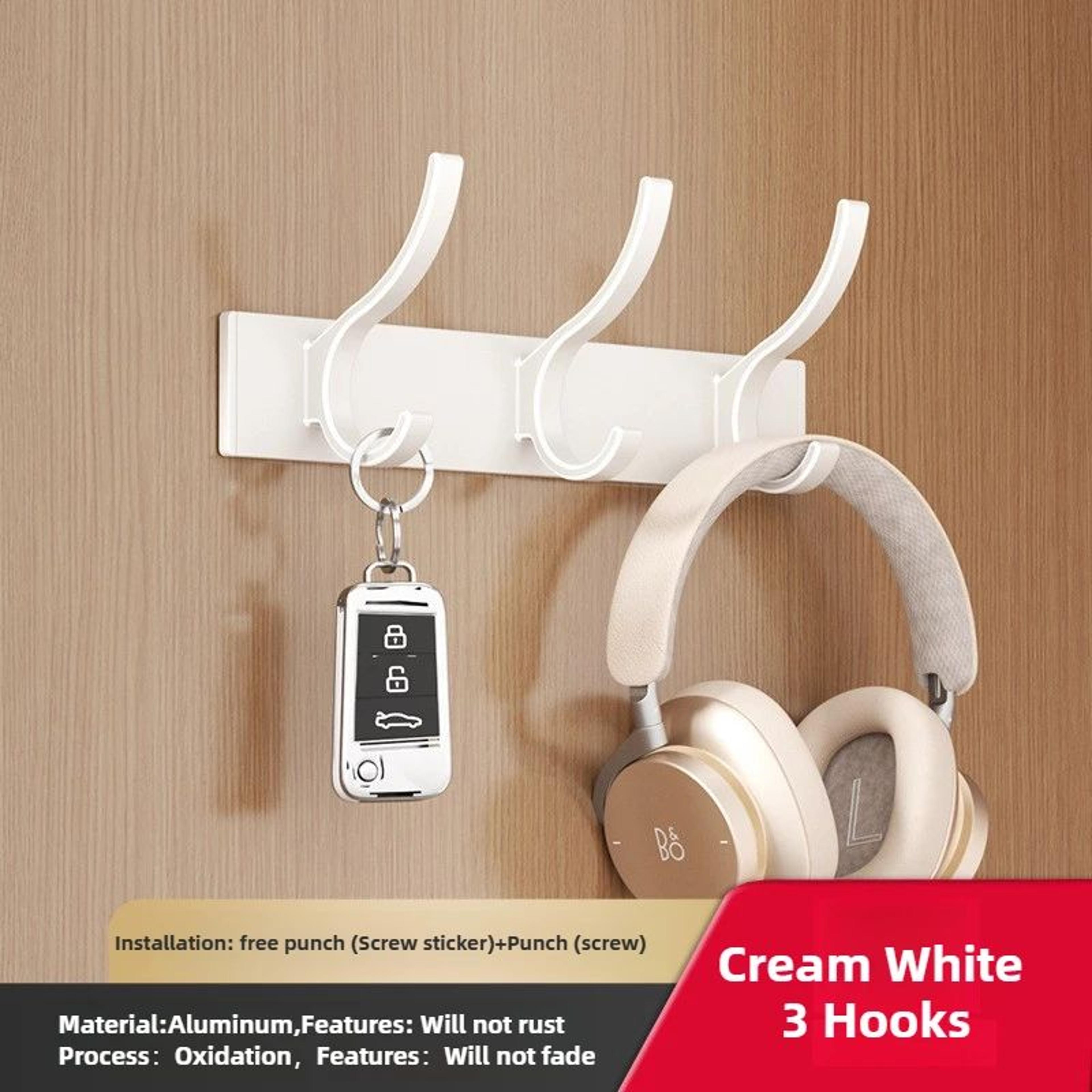 Modern Folding Robe Hooks  SpaceSaving Wall Mounted Coat Hooks For Bathroom  Kitchen 6