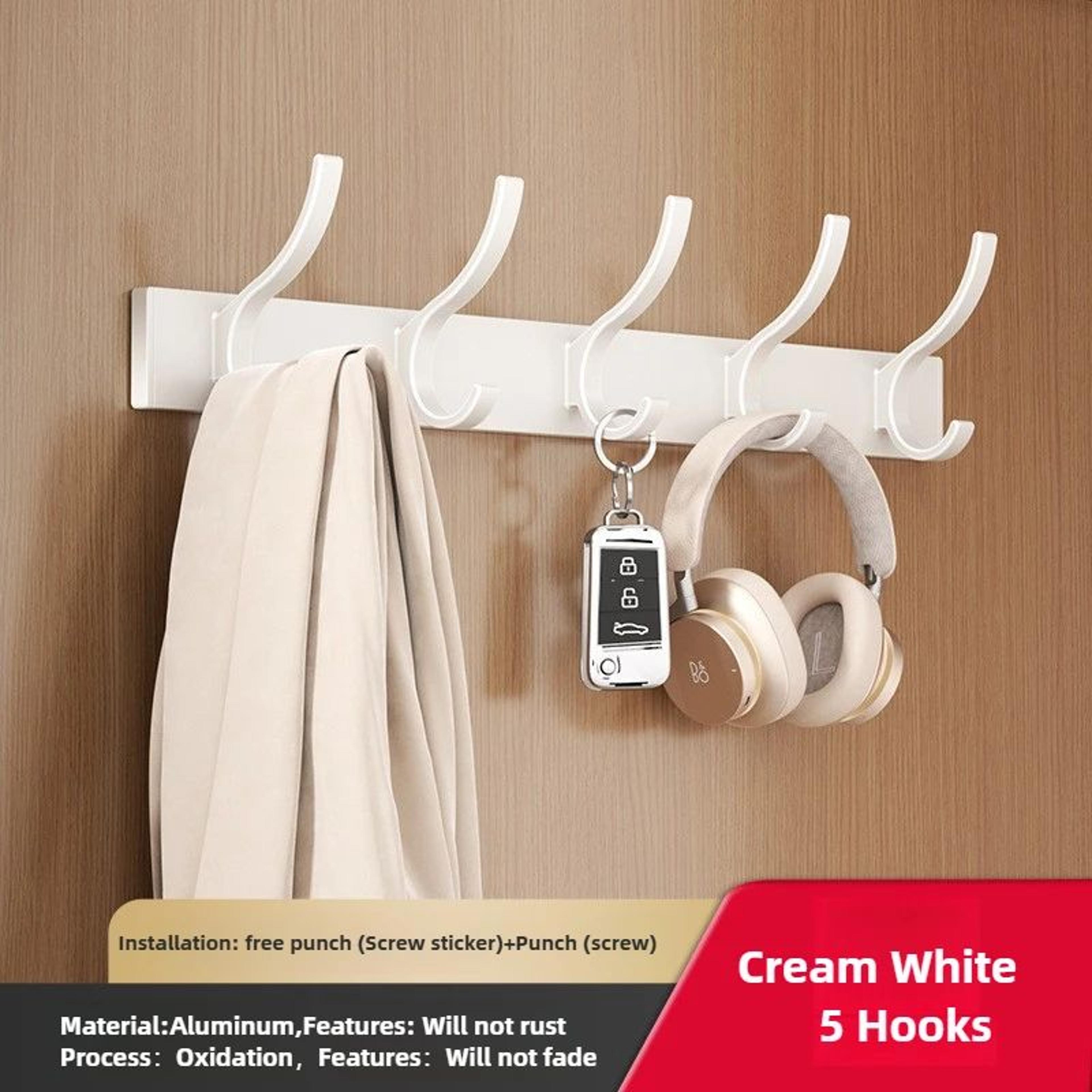 Modern Folding Robe Hooks  SpaceSaving Wall Mounted Coat Hooks For Bathroom  Kitchen 8