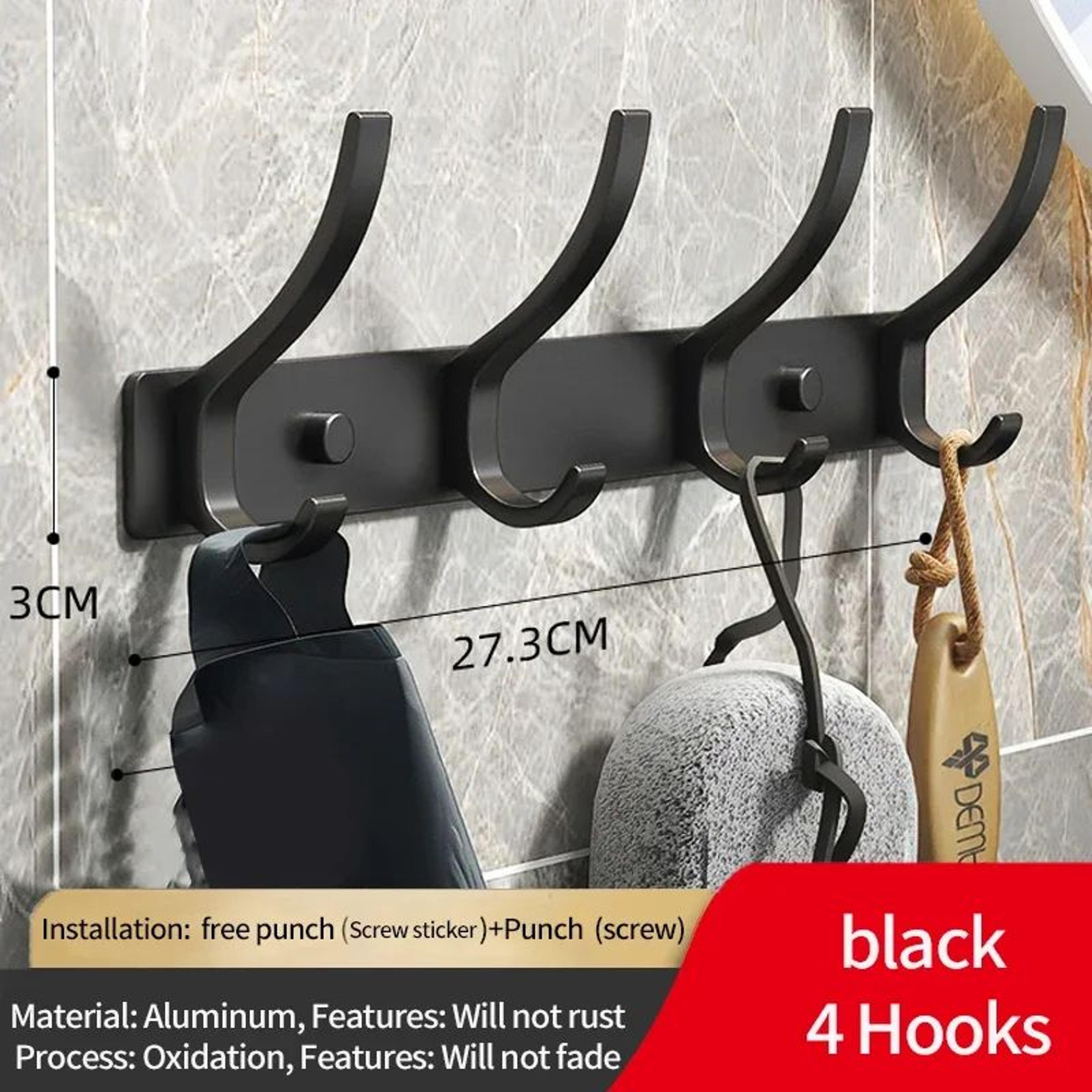 Modern Folding Robe Hooks  SpaceSaving Wall Mounted Coat Hooks For Bathroom  Kitchen 12