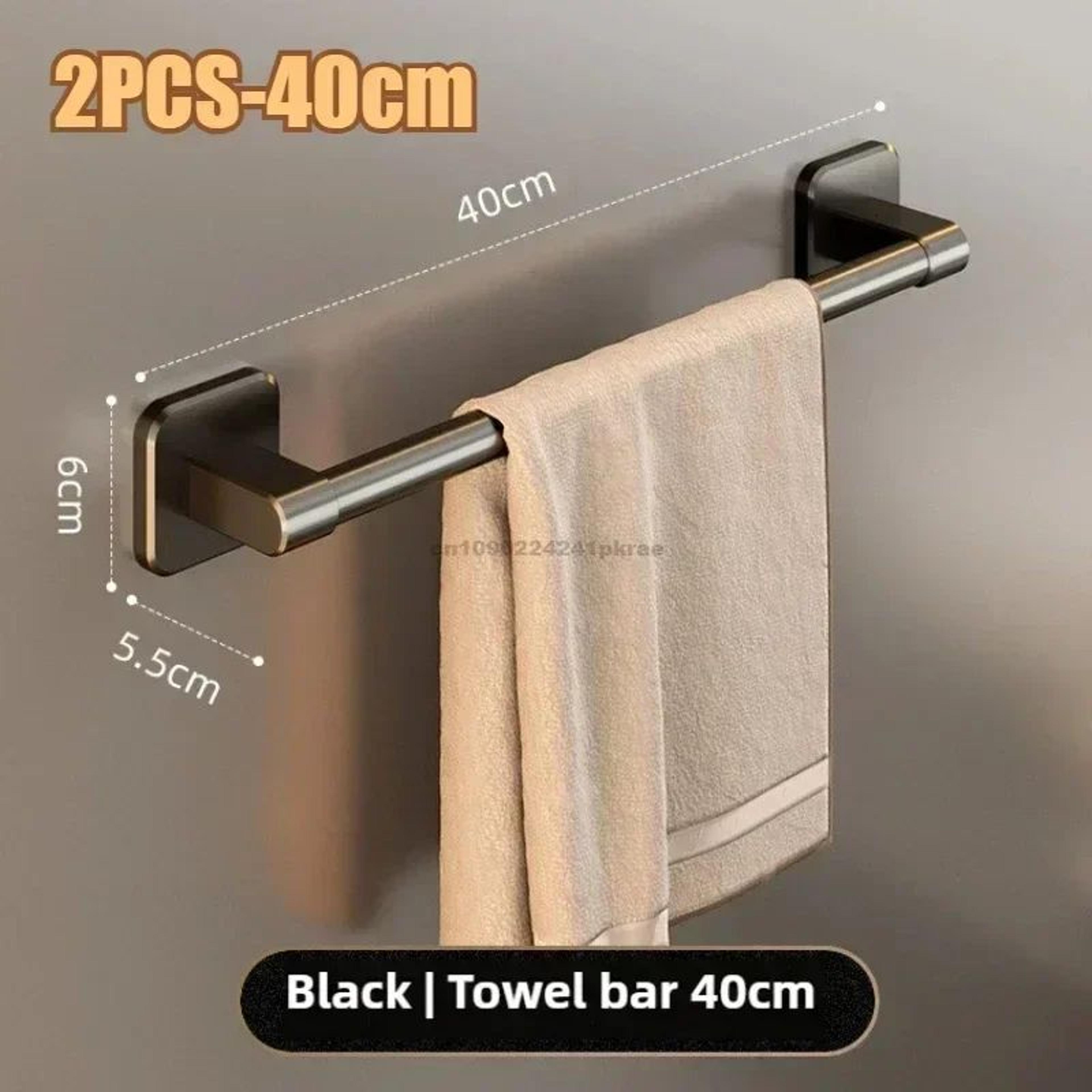 OvertheDoor Stainless Steel Towel Rack  SpaceSaving Bathroom  Kitchen Cabinet Organizer 8