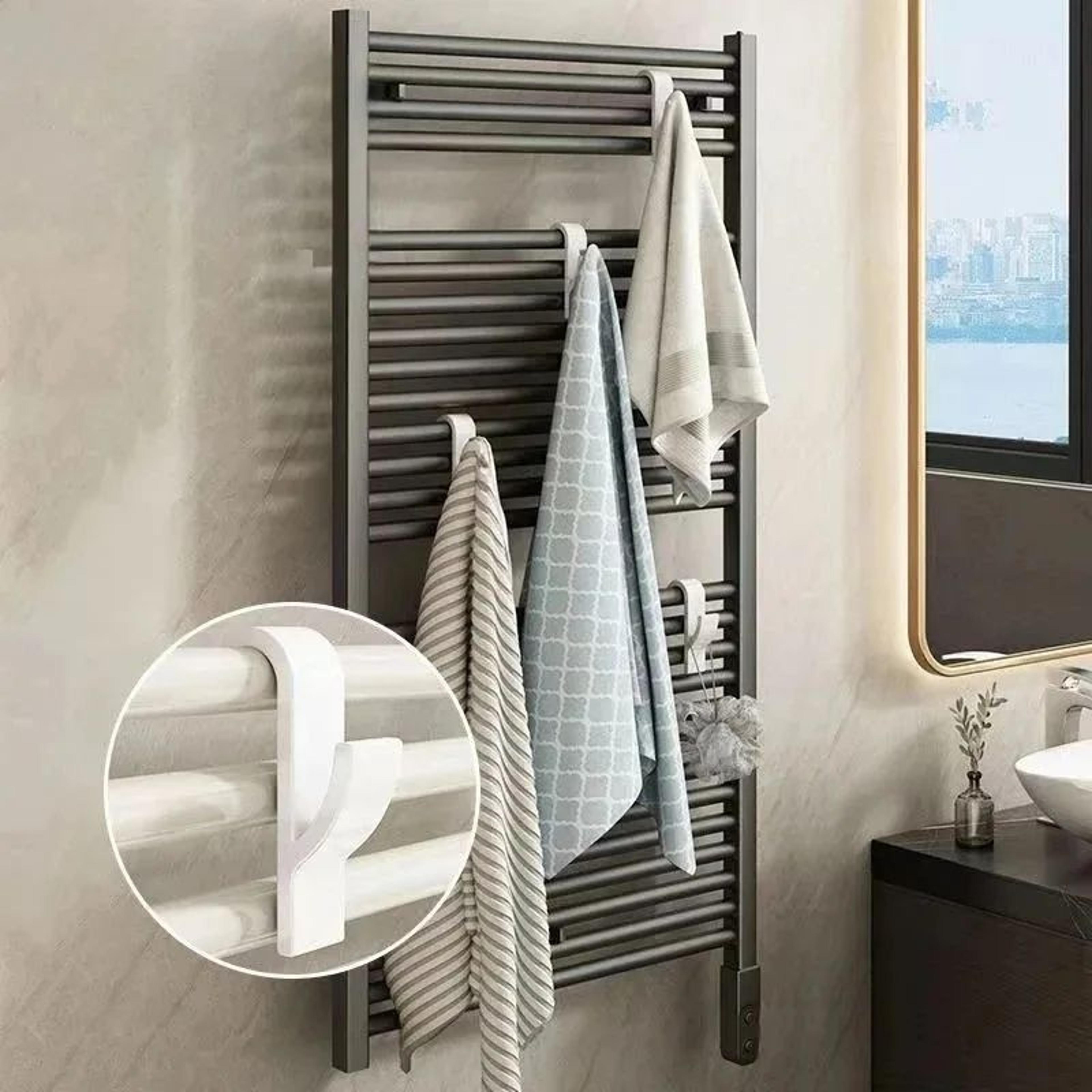 Heated Towel Rack Hooks  Universal Radiator Towel Holder Clips For Bathroom Storage 1