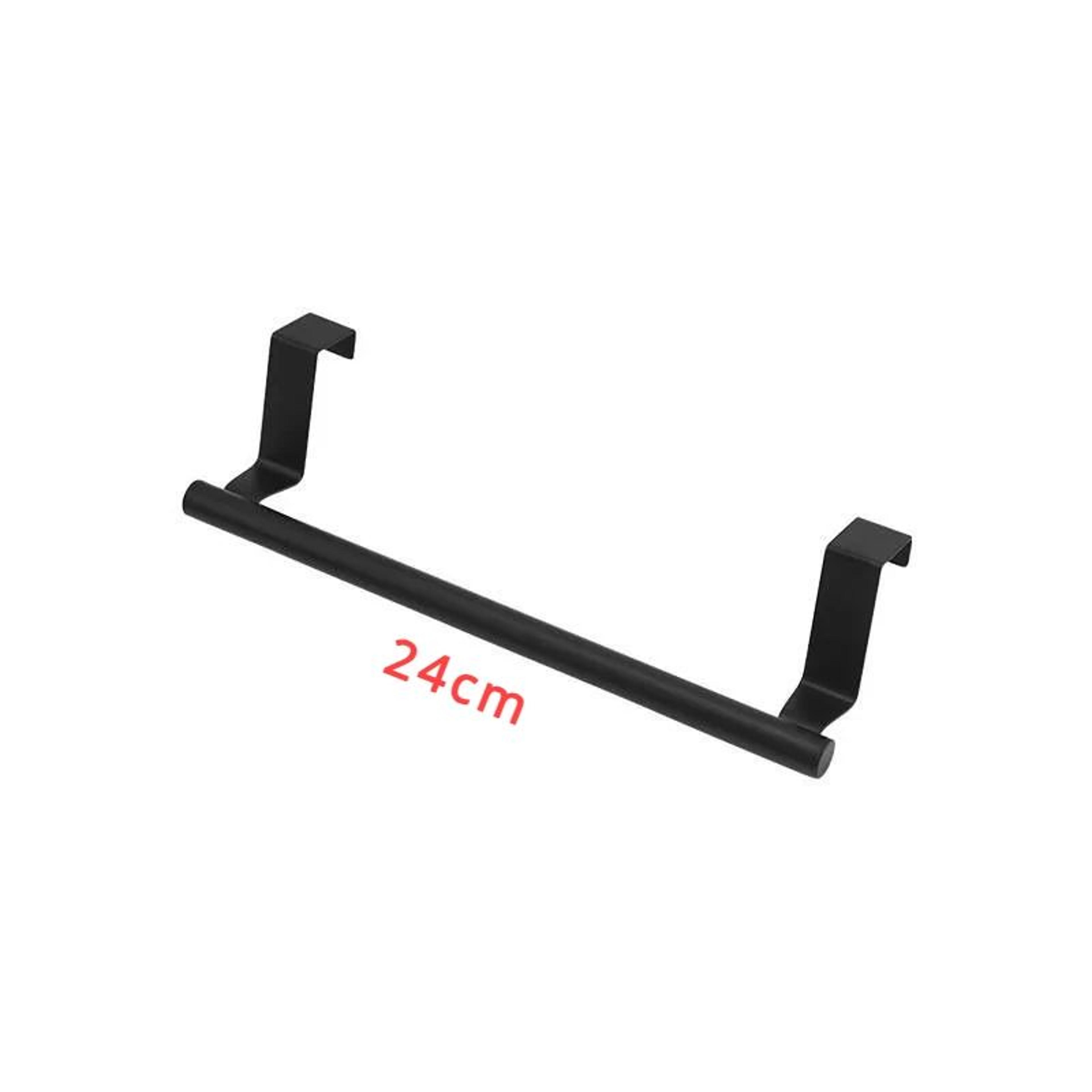 OverCabinet Towel Rack  PunchFree Steel Cabinet Door Towel Holder Organizer 6