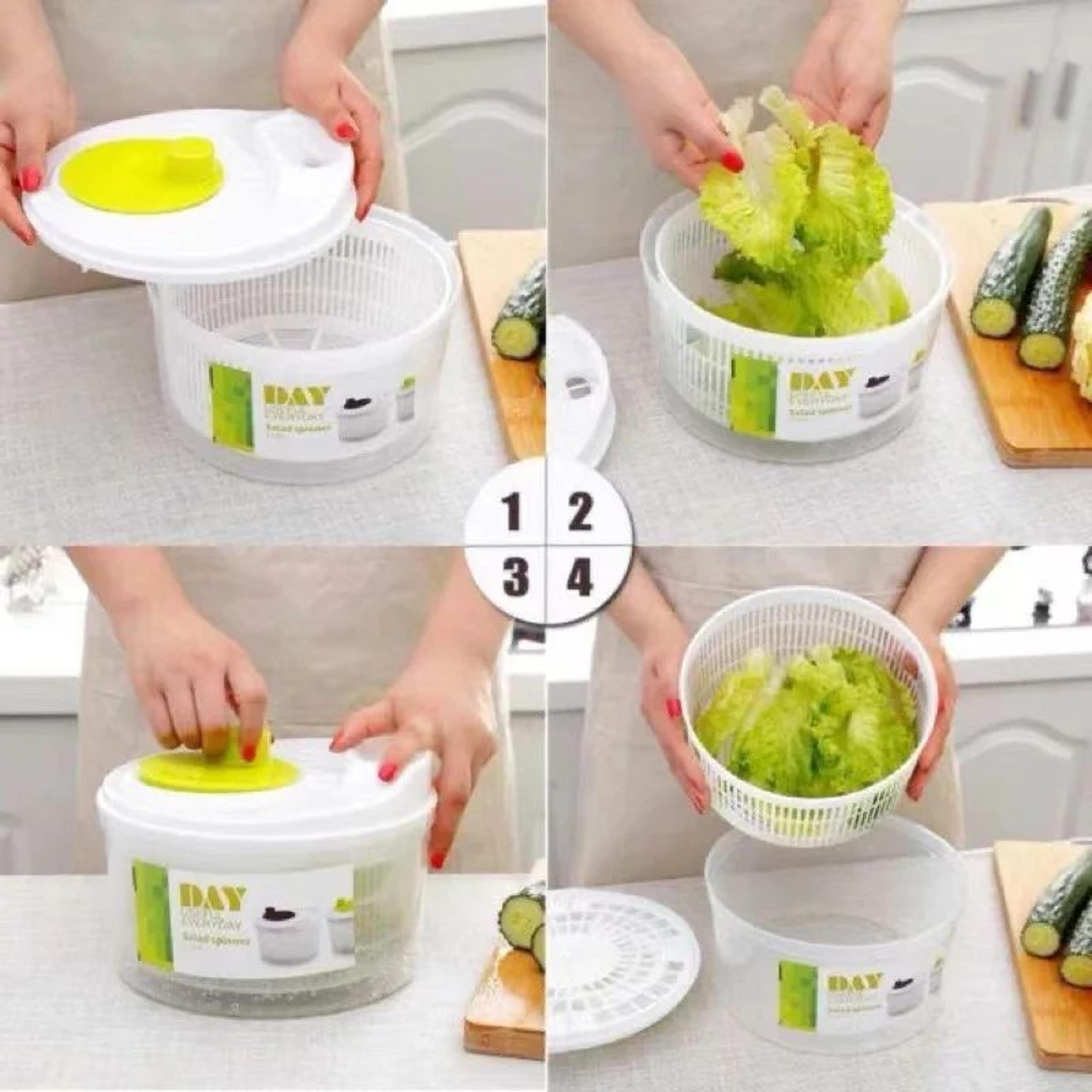 FreshSpin Pro Vegetable Washer  Salad Spinner Bowl 2