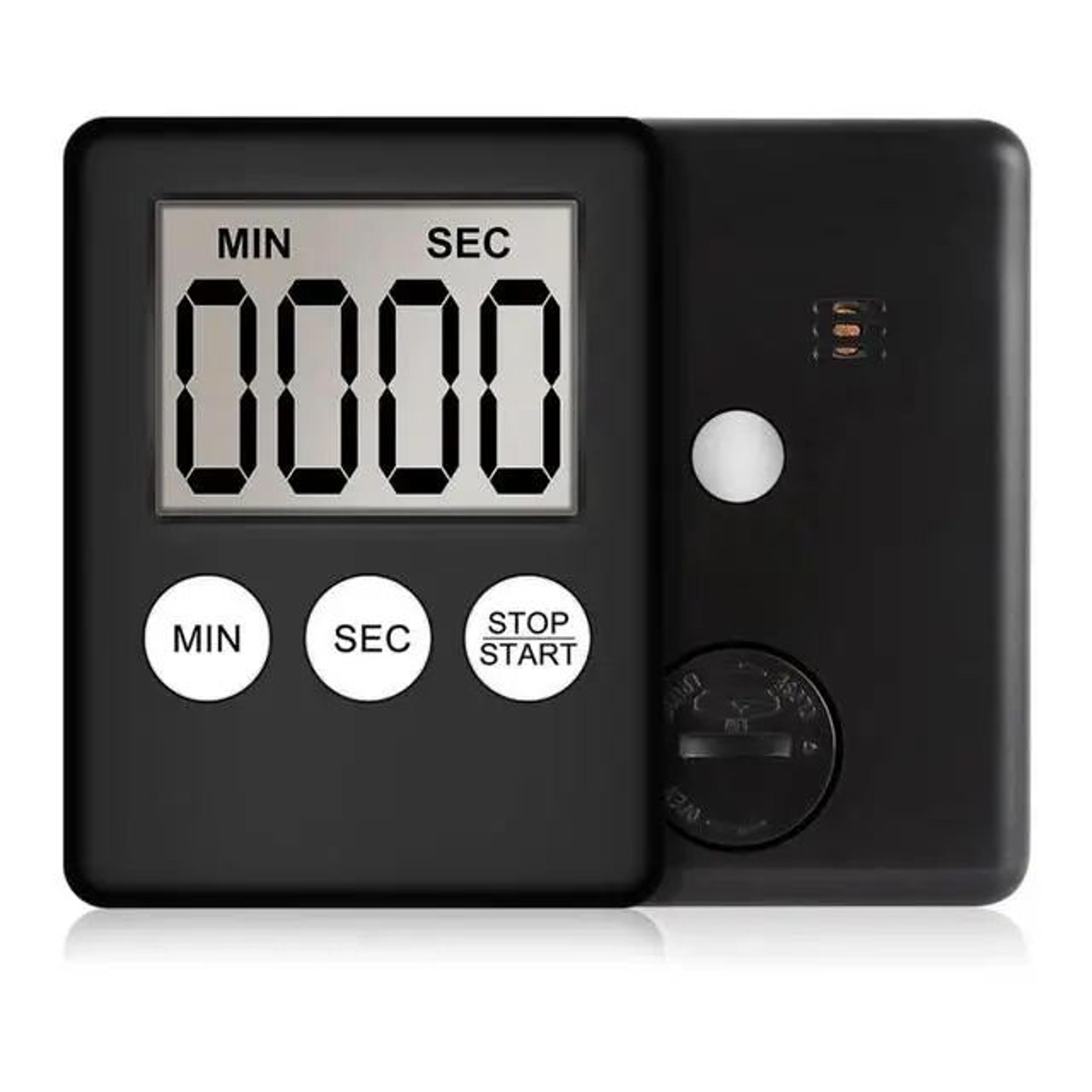 MagnaTime LCD Digital Kitchen Timer With Magnetic Back  Loud Alarm 6