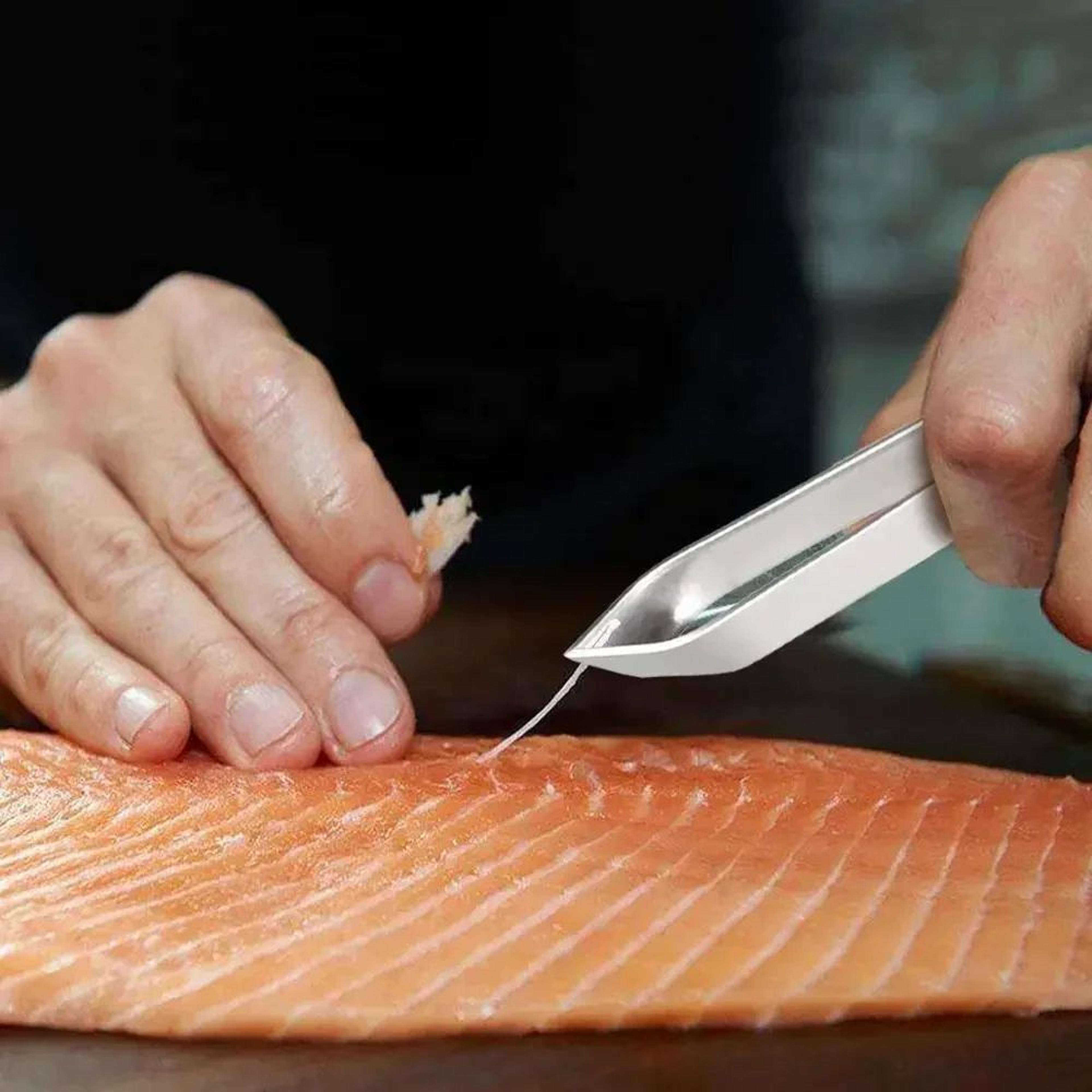 PrecisionGrip Stainless Steel Fish Bone Tweezers For Clean Effortless Filleting 5