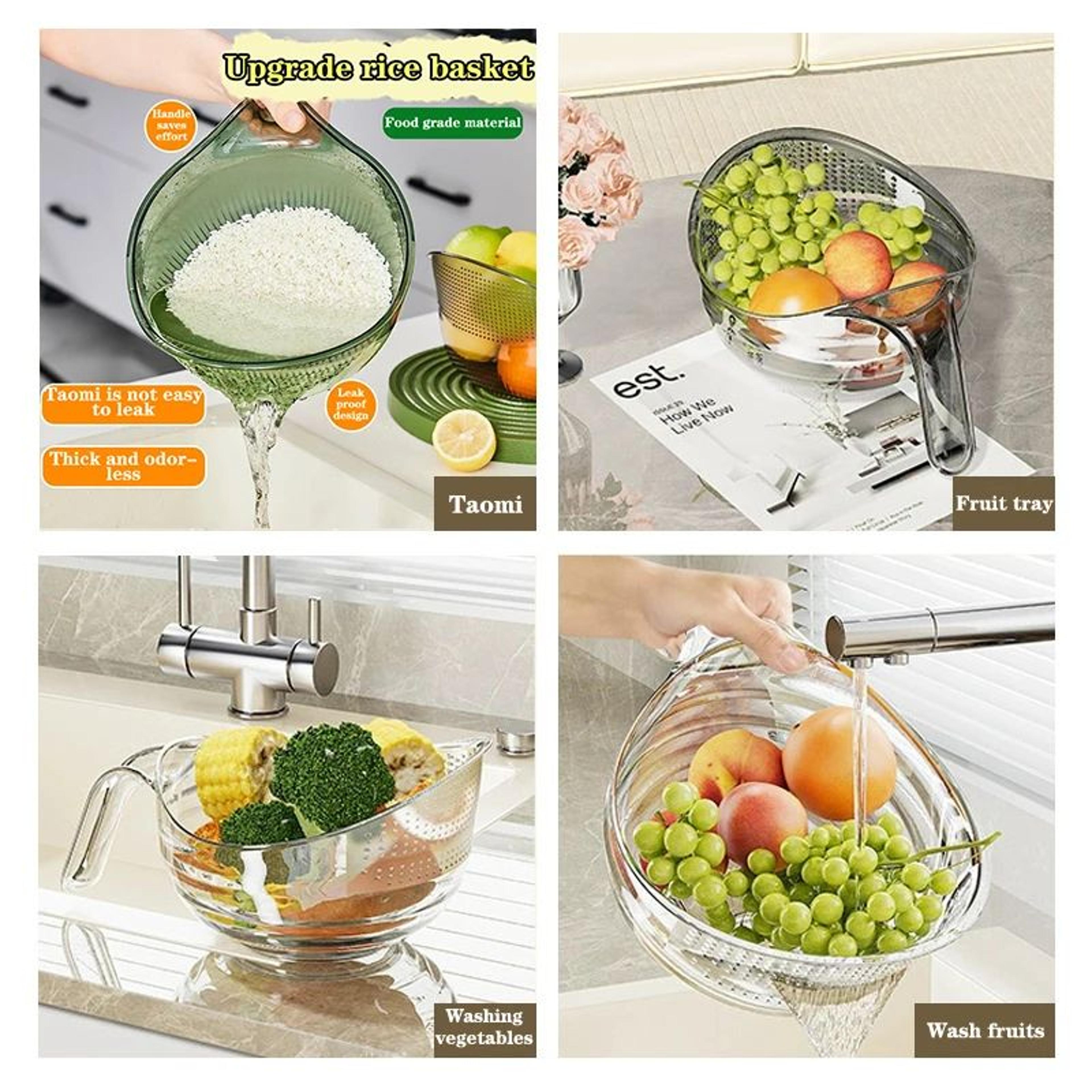 MultiFunctional Sink Drain Basket  Fruit Strainer For Kitchen Sink Organization 1