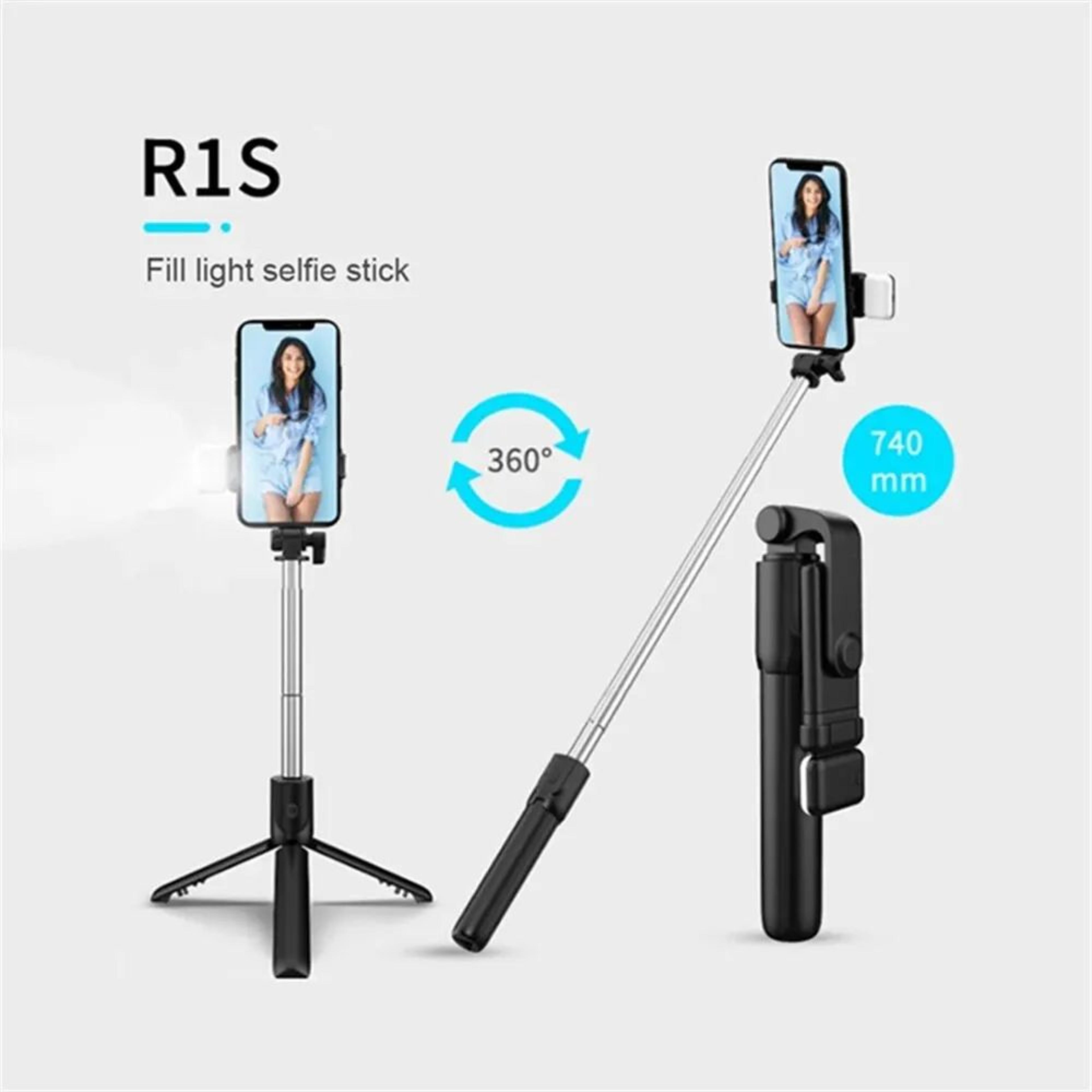 740mm Bluetooth Selfie Stick Tripod With Fill Light  Wireless Remote For Phones 2