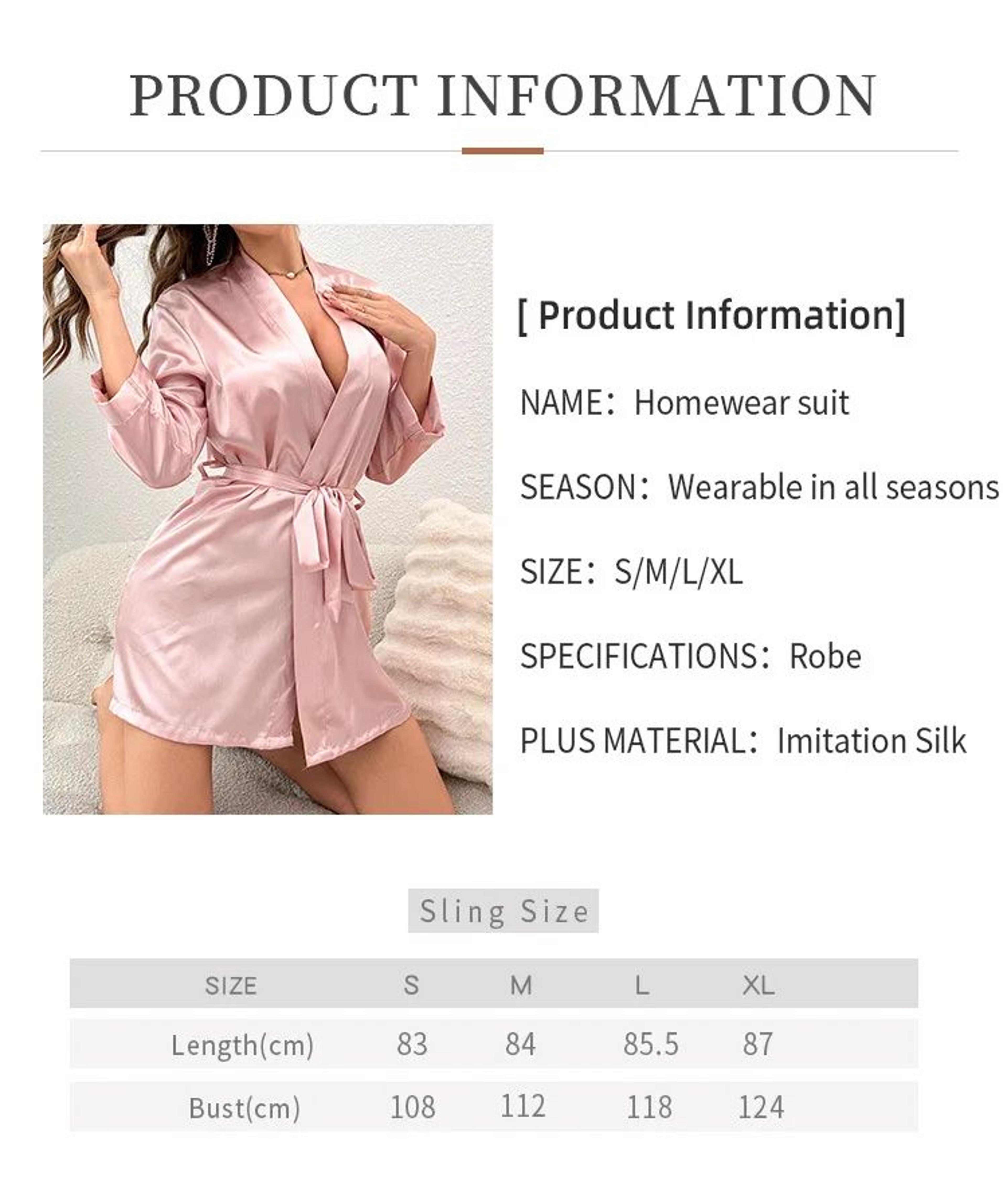SilkLuxe LaceUp Ice Silk Robe  Lightweight Womens Summer Pajama Robe  Sexy Lace Bathrobe 5
